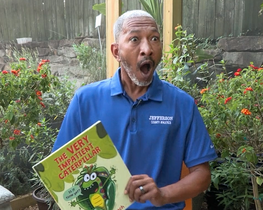 Chris Reeves, Jefferson County Schools, reads The Very Impatient Caterpillar