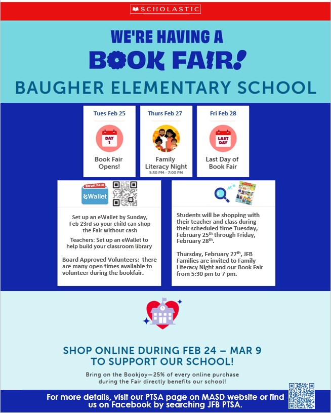 JFB Updated Spring Book Fair 2025