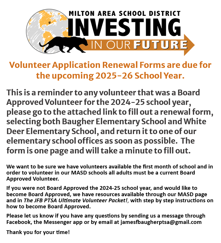 2025 Volunteer Renewal