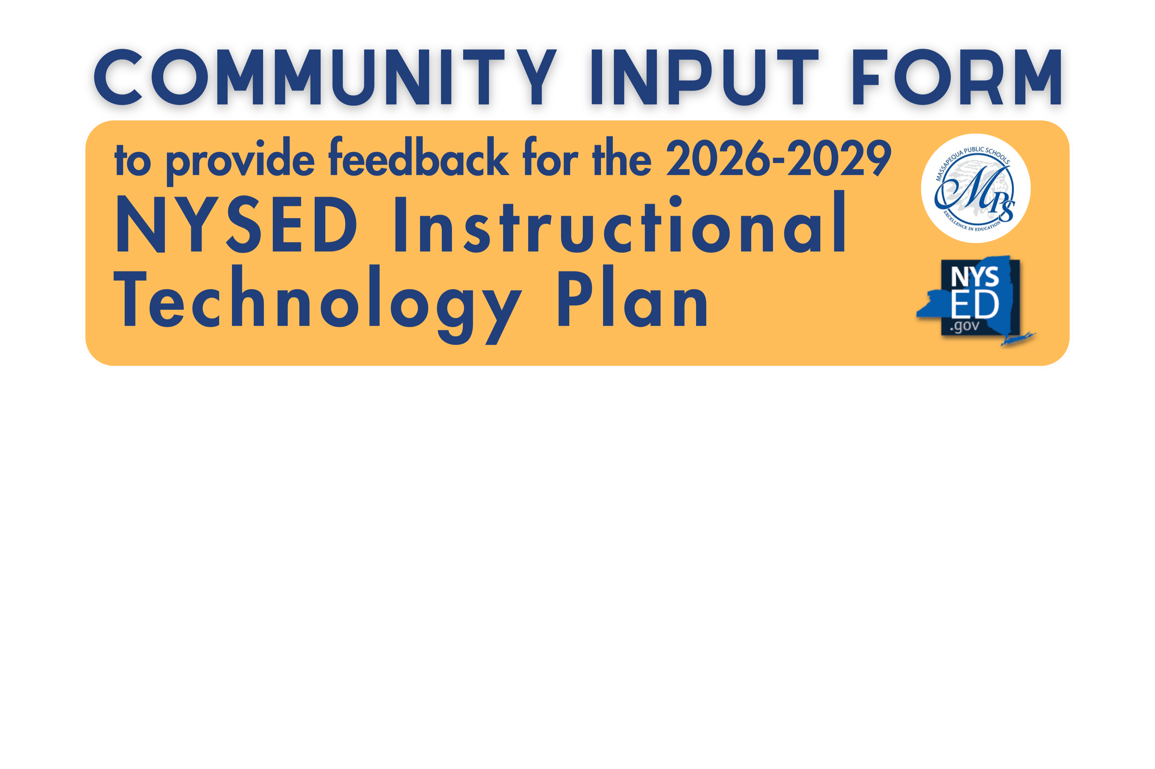 2026-29 NYSED instructional Tech Plan Survey graphic