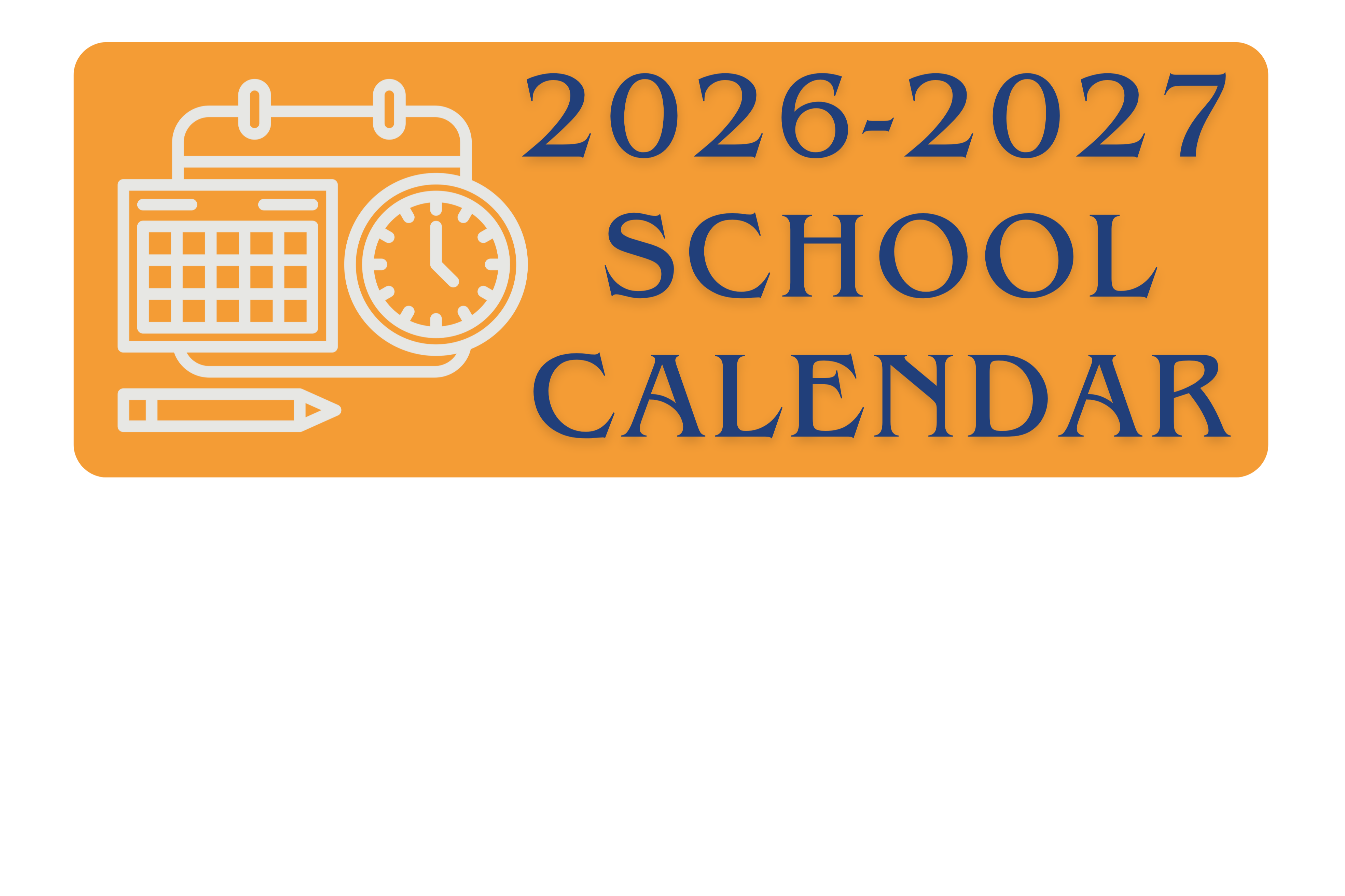 2026-27 School calendar graphic