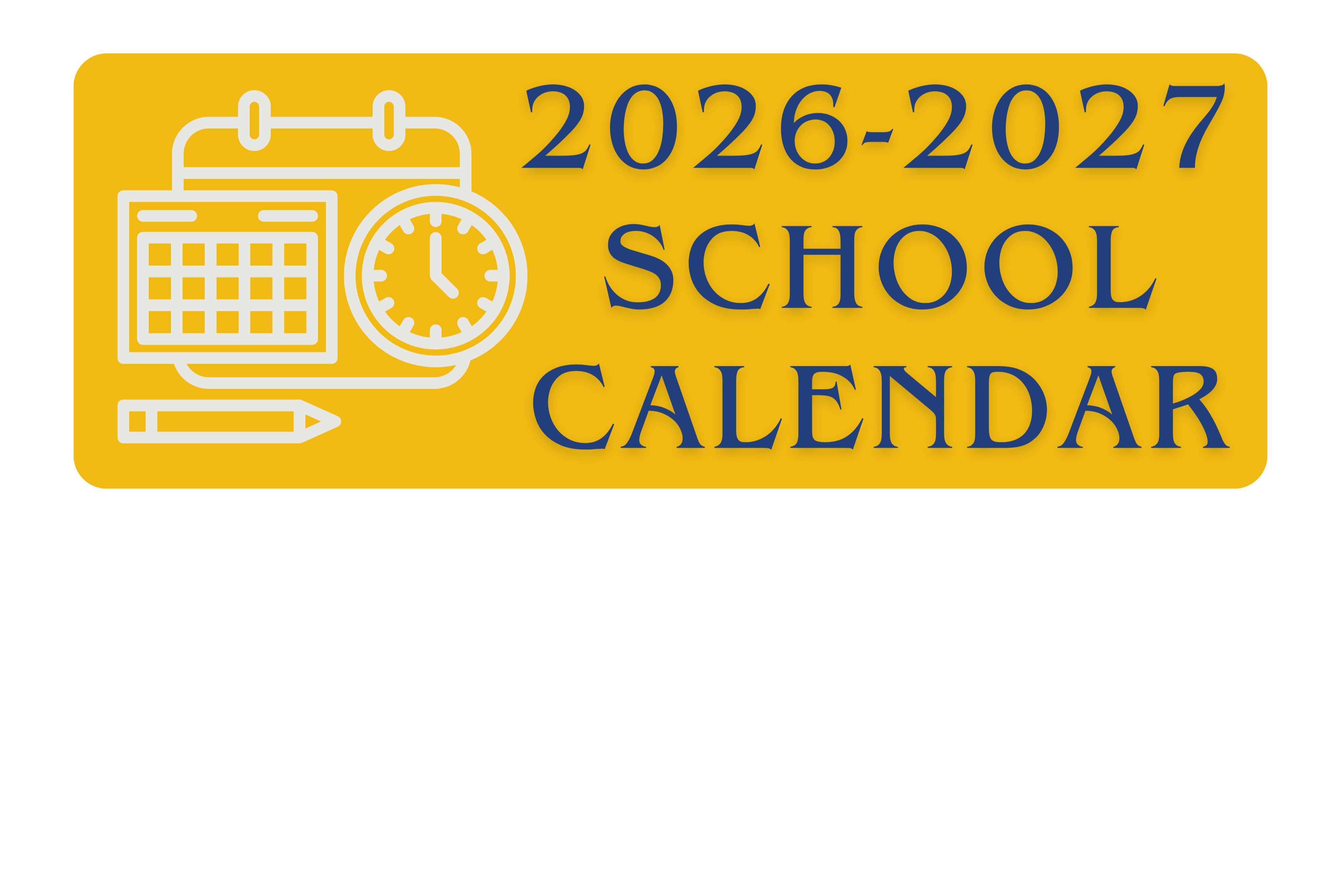 2026-27 School calendar graphic
