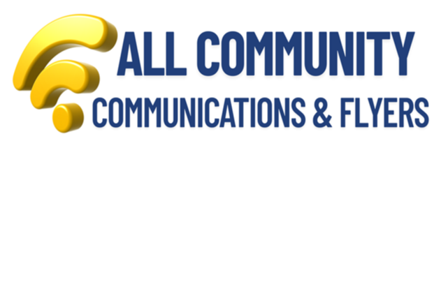 All community communications and flyers graphic