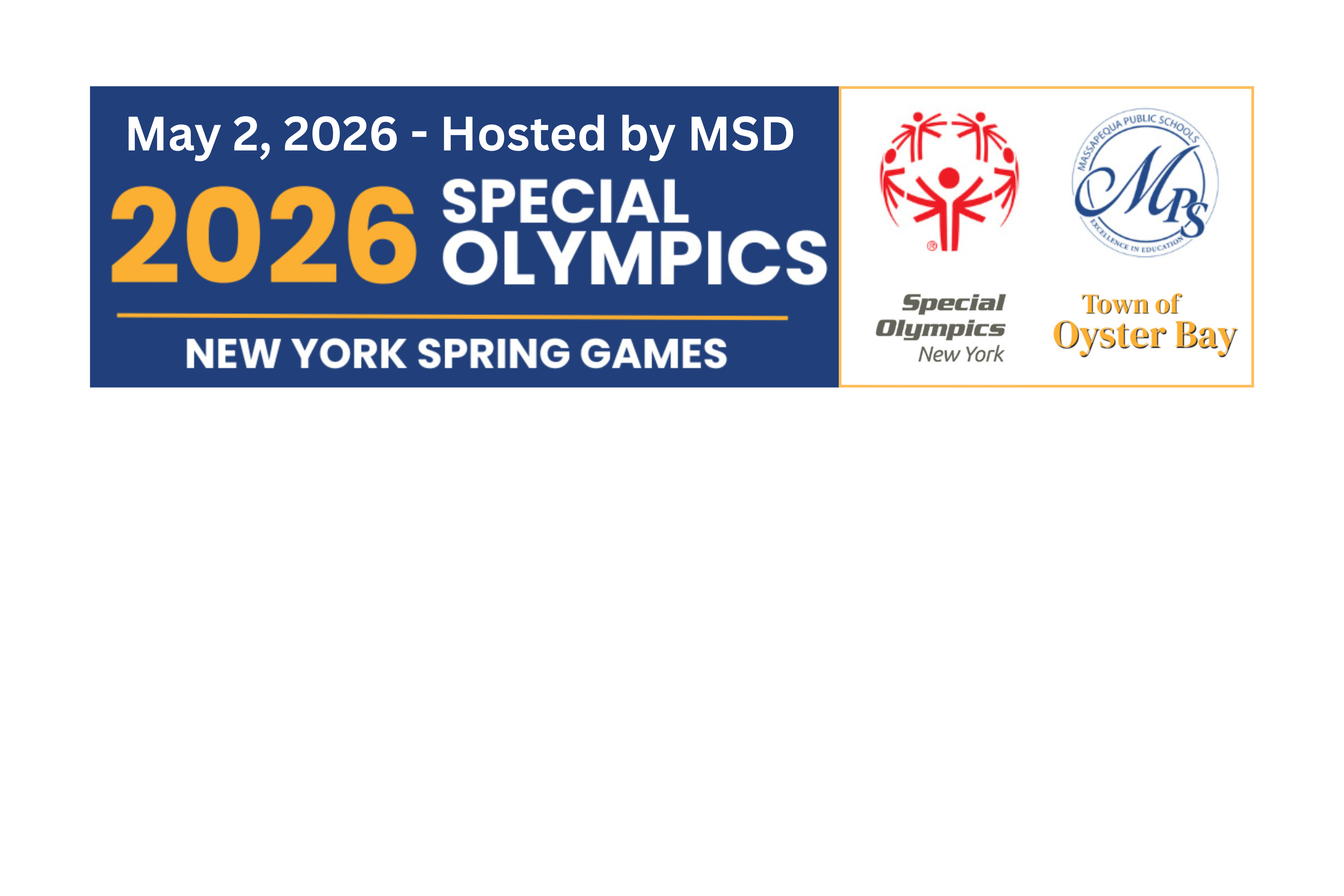MSD Special Olympics graphic