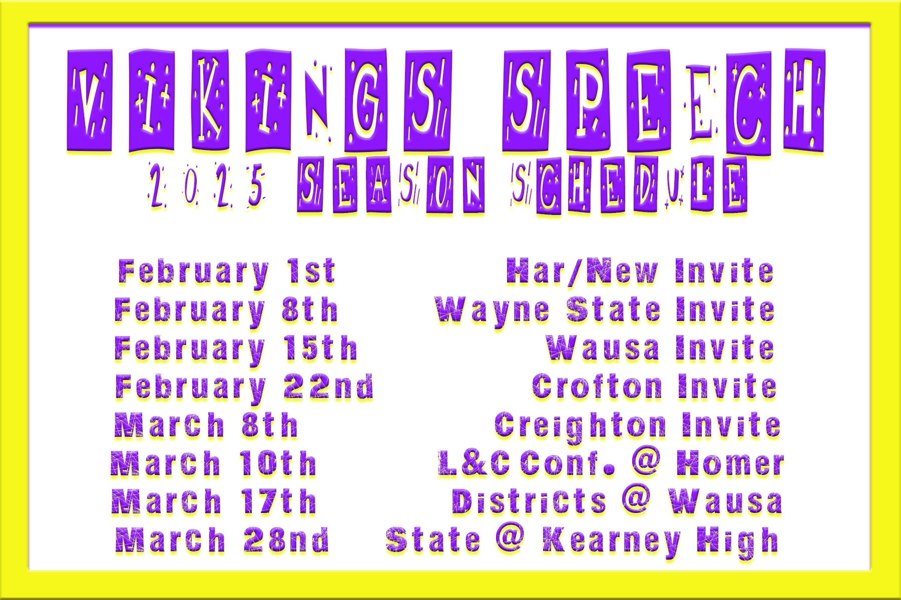 SpeechSchedule