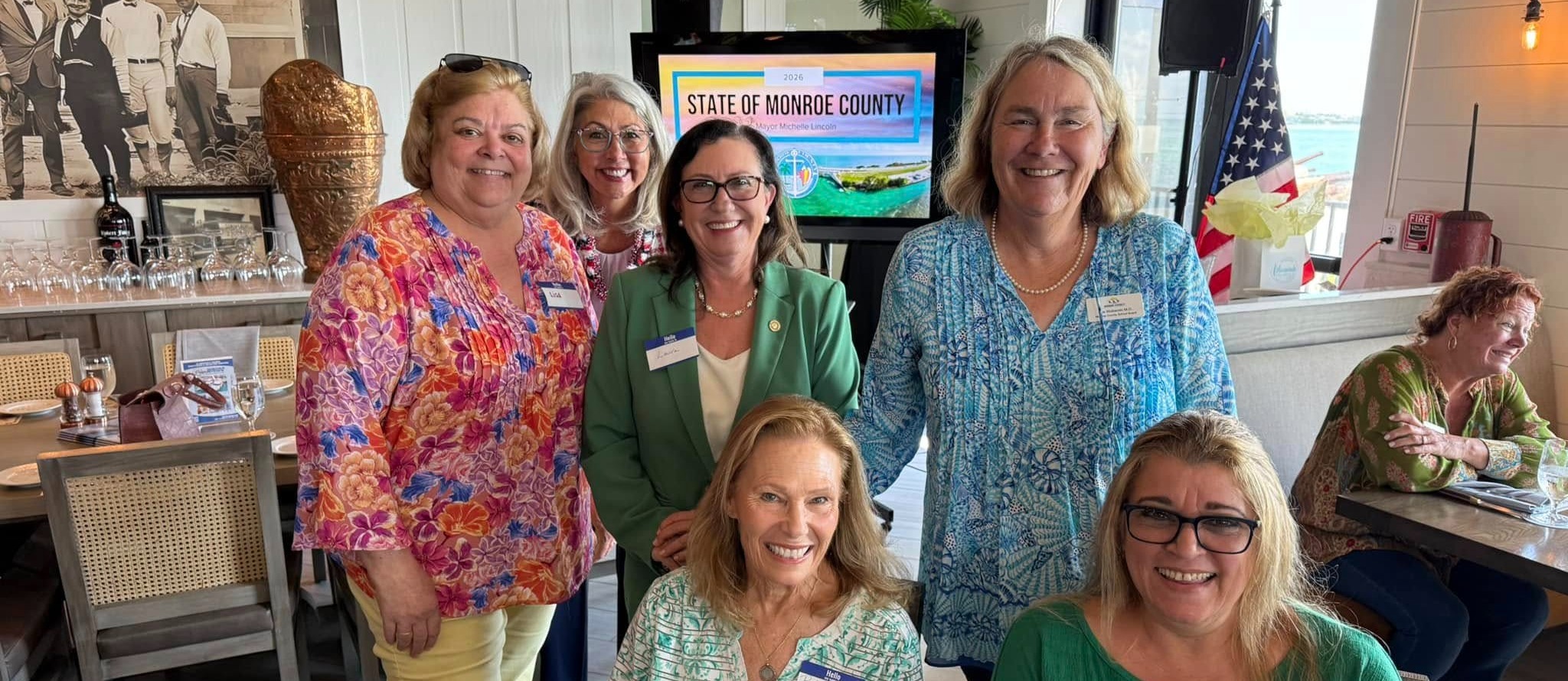 Honoring teacher at lunch