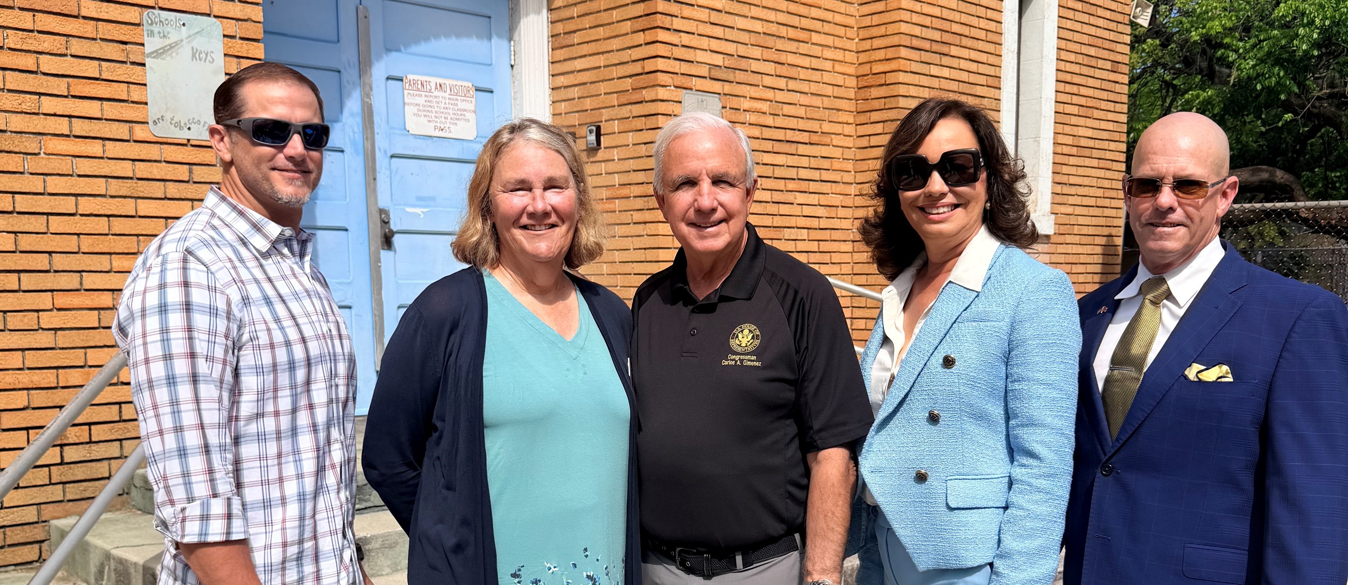 Congressman with School Board