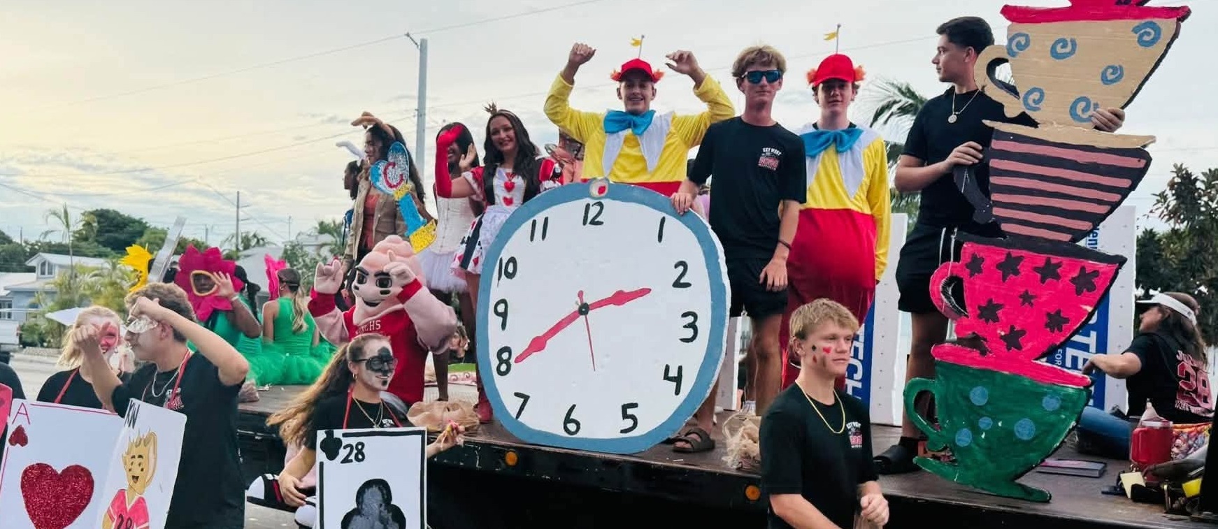 Homecoming parade float KWHS