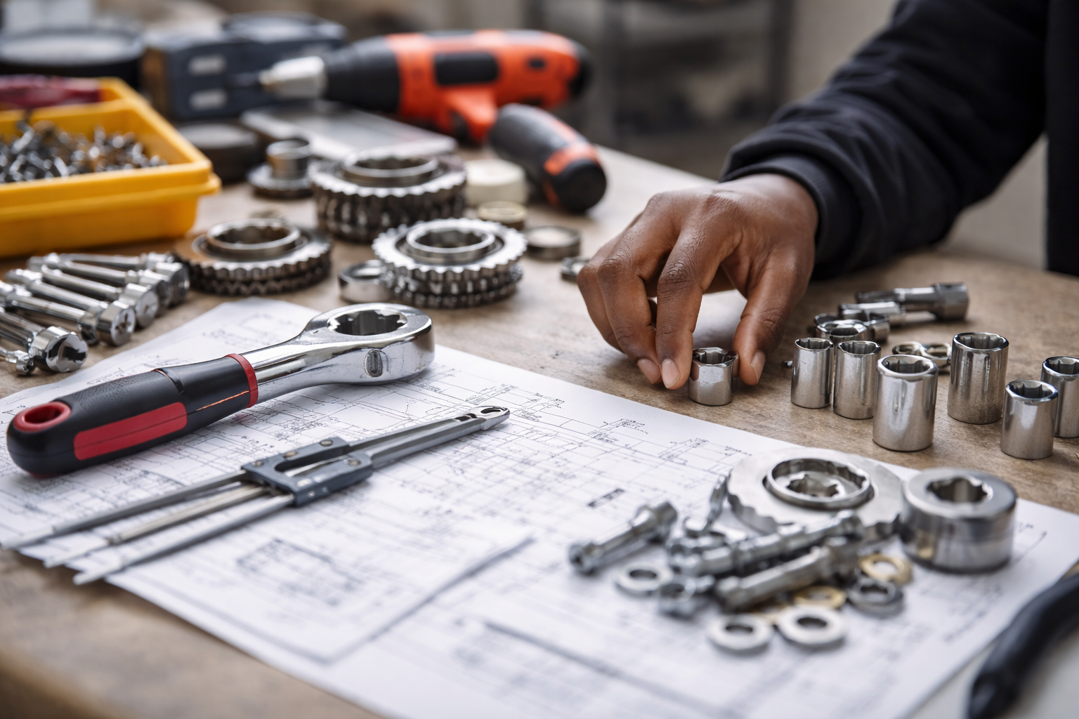 Students participating in hands-on career technical training.