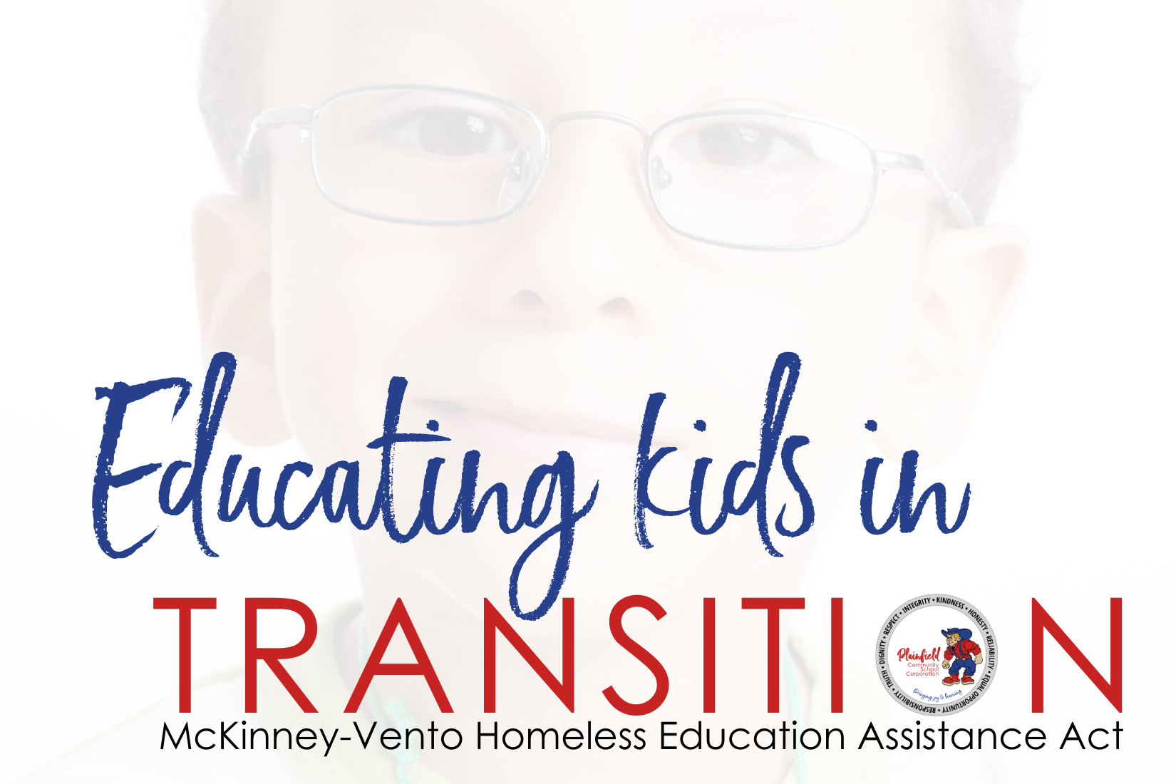 graphic for McKinney-Vento Act: educating children living in transition