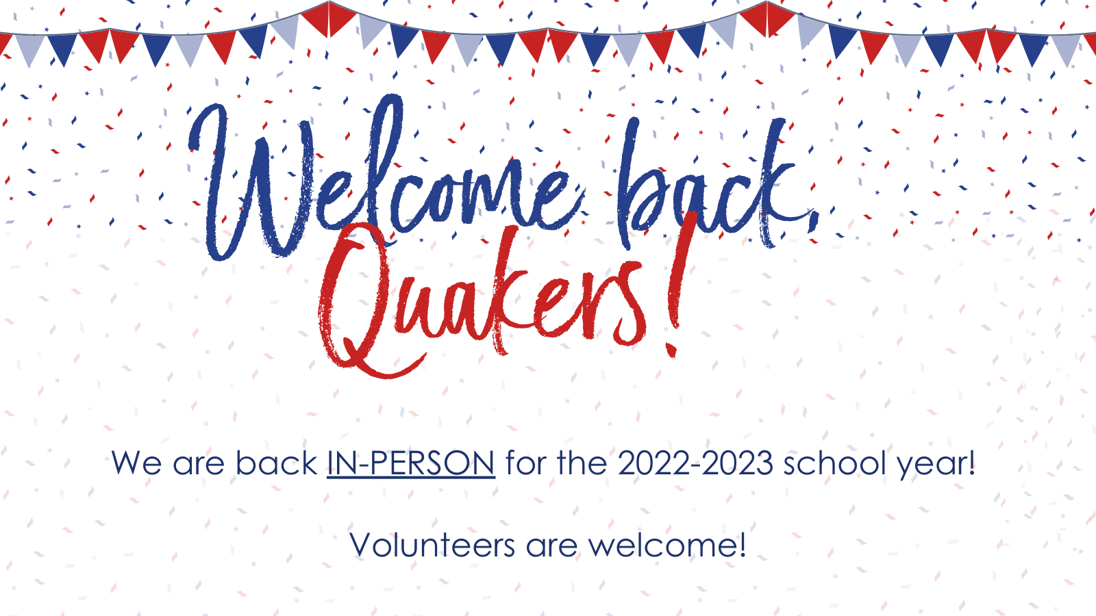Welcome back, Quakers!