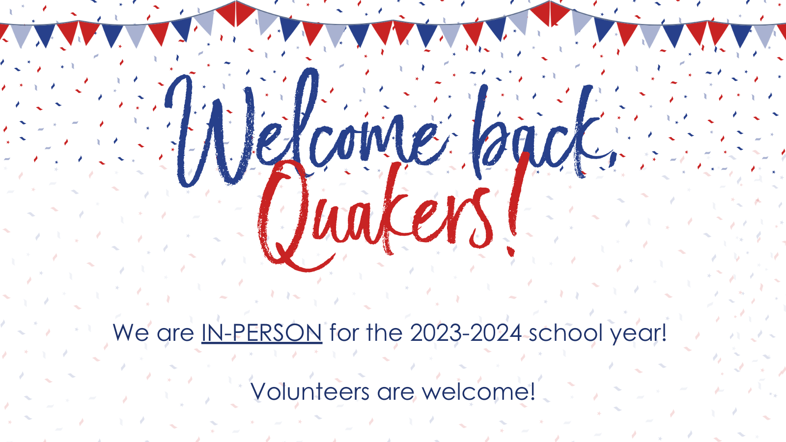Welcome back, Quakers!