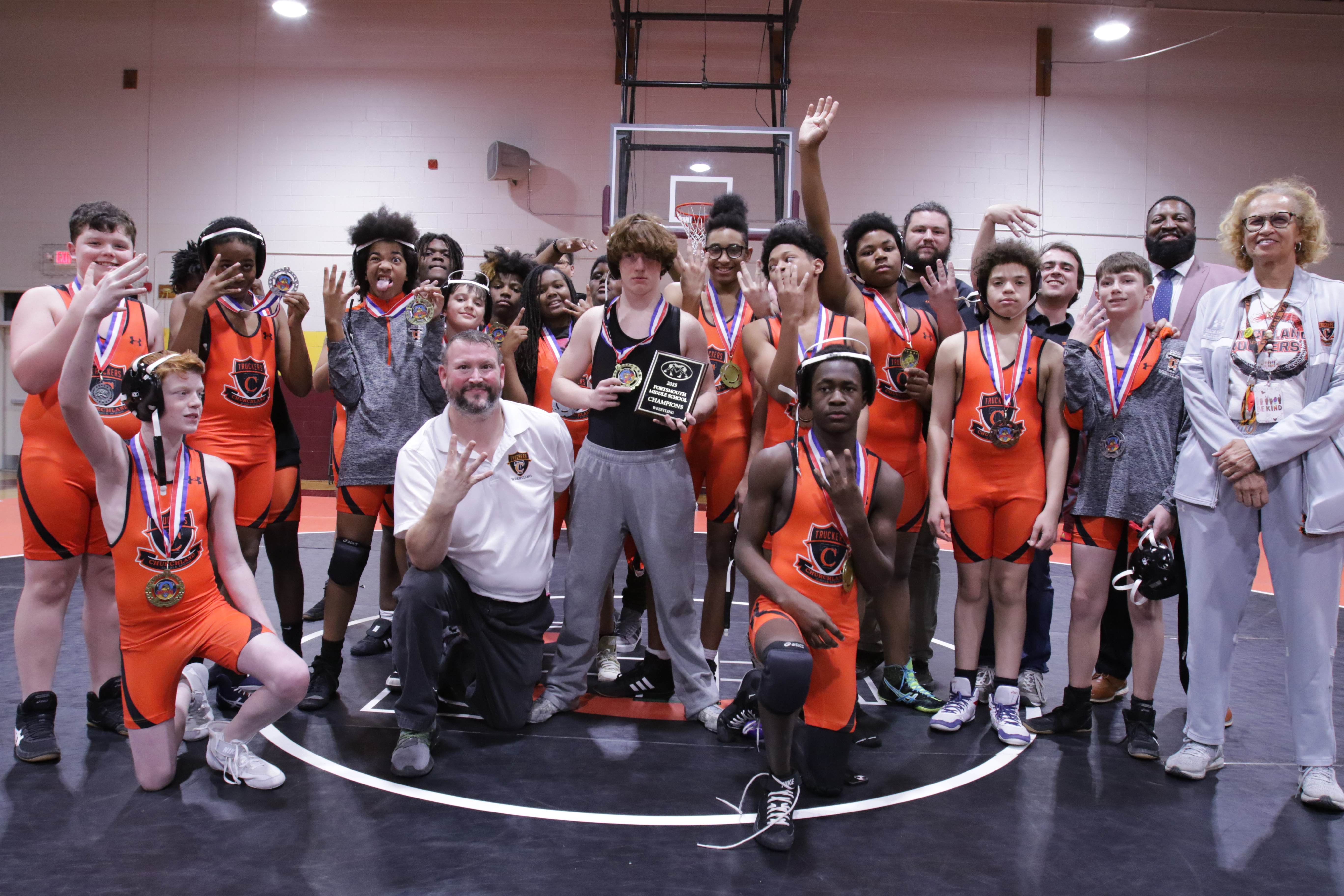 Various sports offered at Churchland Middle School