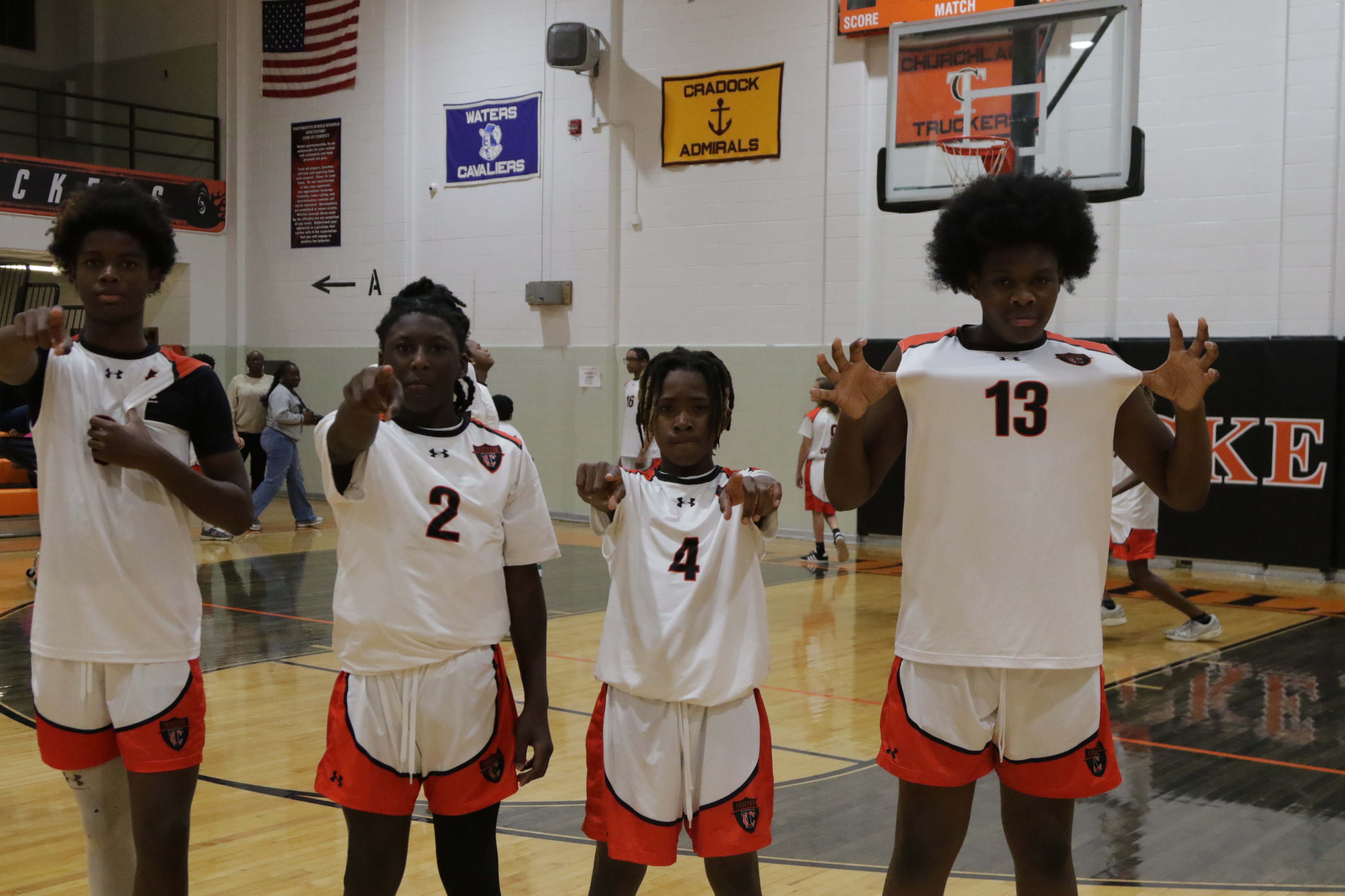 Various sports offered at Churchland Middle School