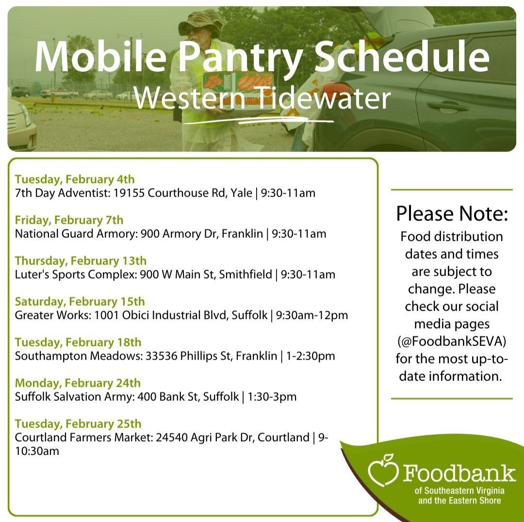 February 2025 Mobile Pantry Western Tidewater