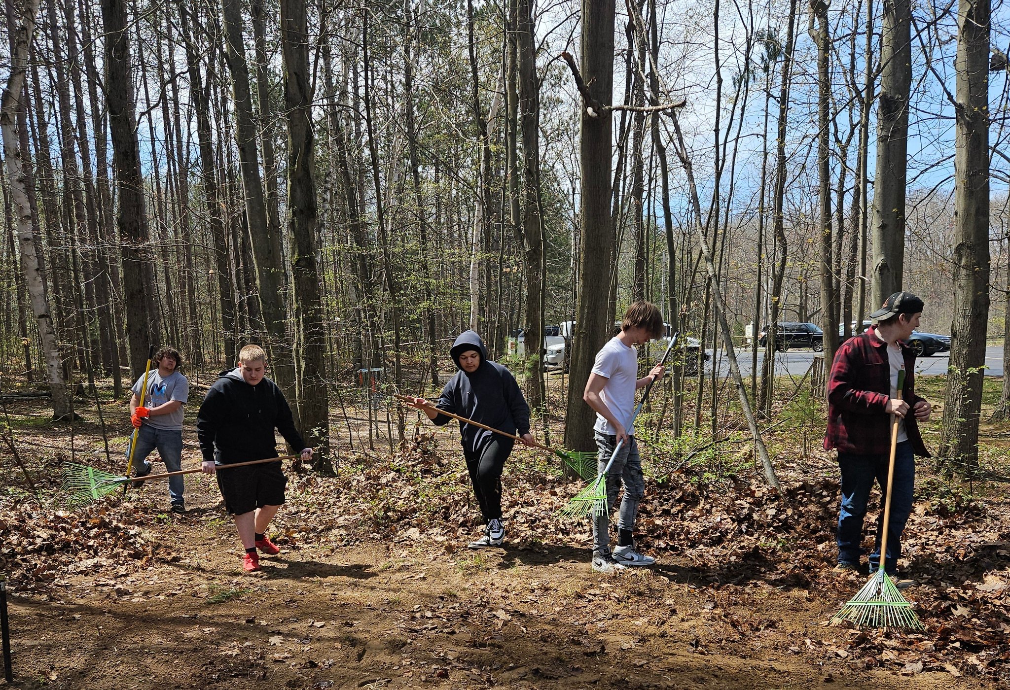 raking