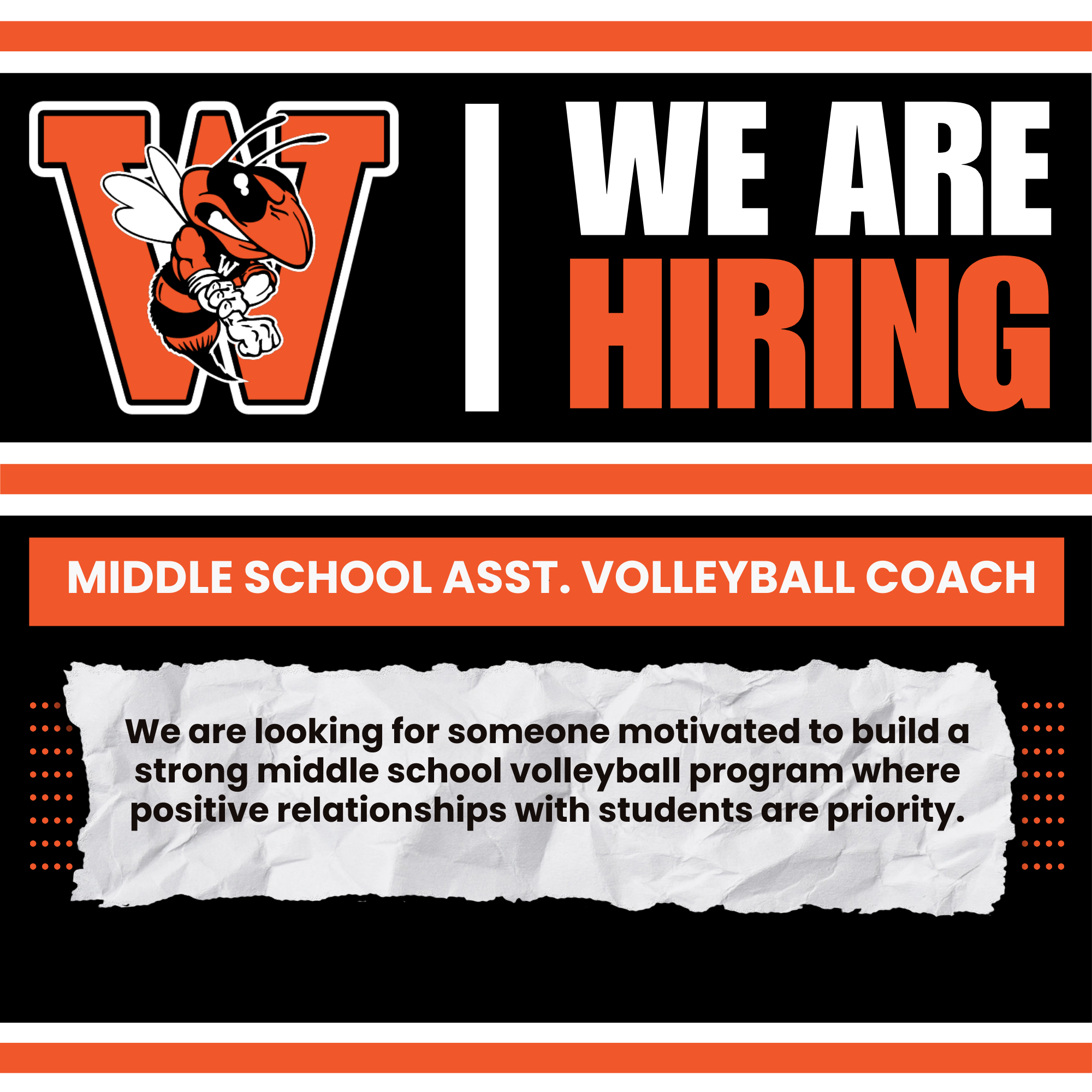 MS Asst. Volleyball Coach