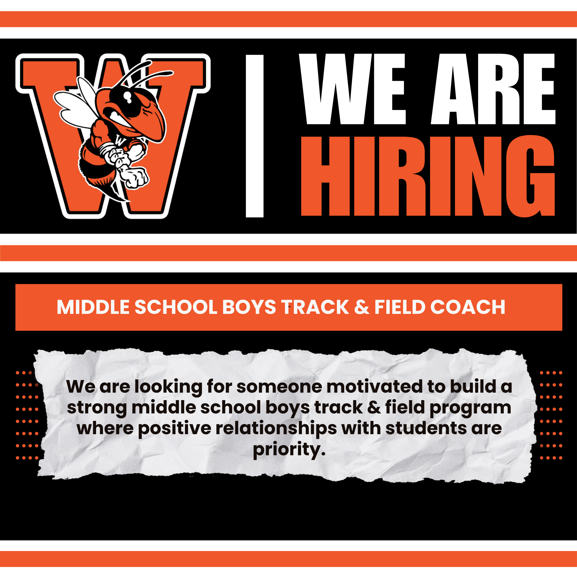 MS Boys Track & Field Coach