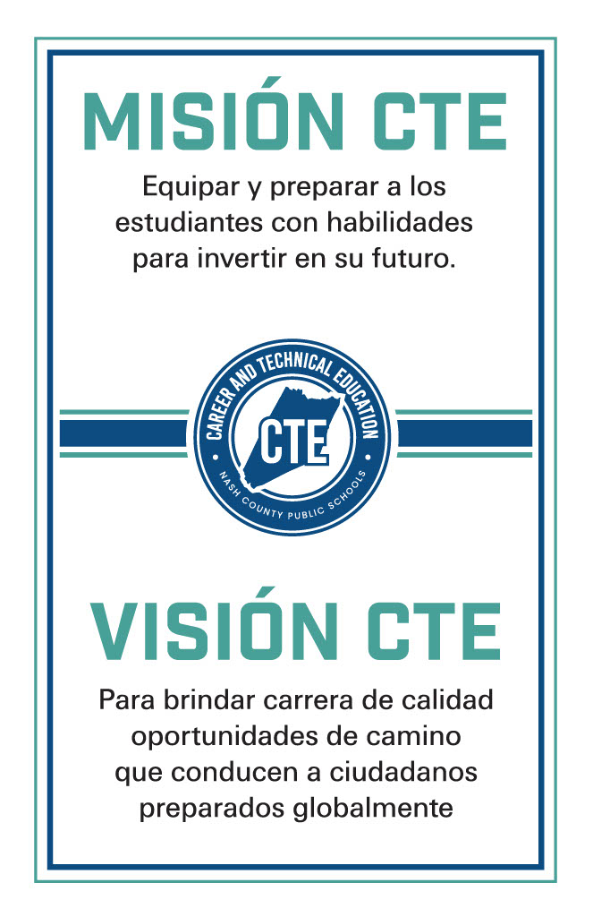 NCPS CTE Mission and Vision Spanish