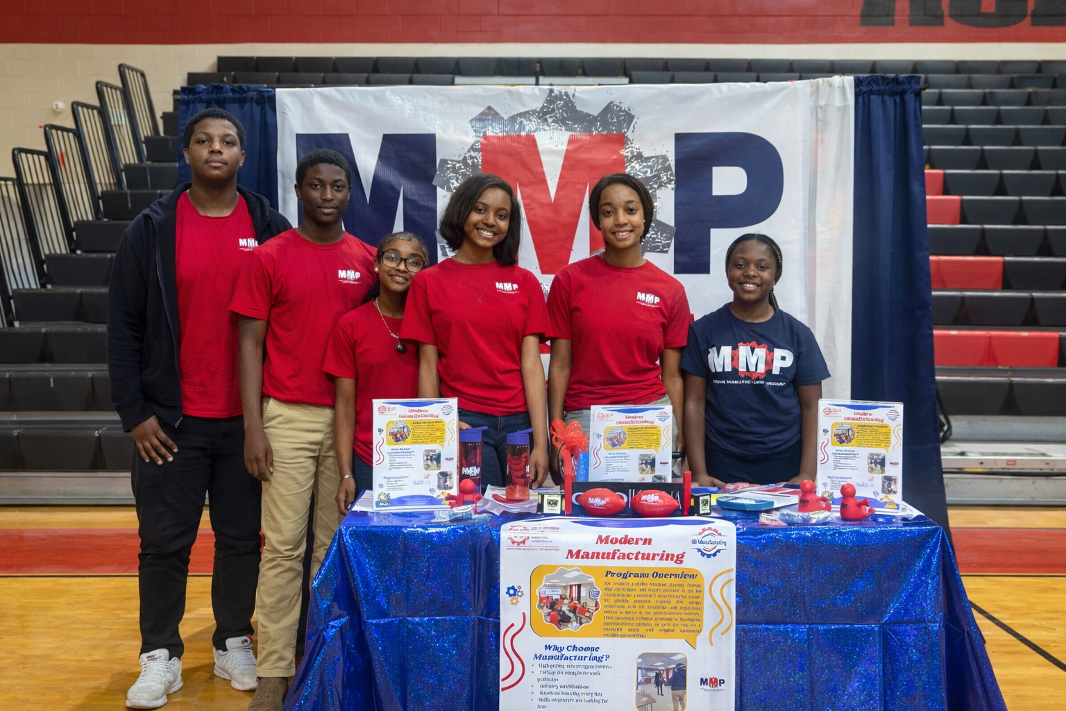 MMP students promoting manufacturing careers