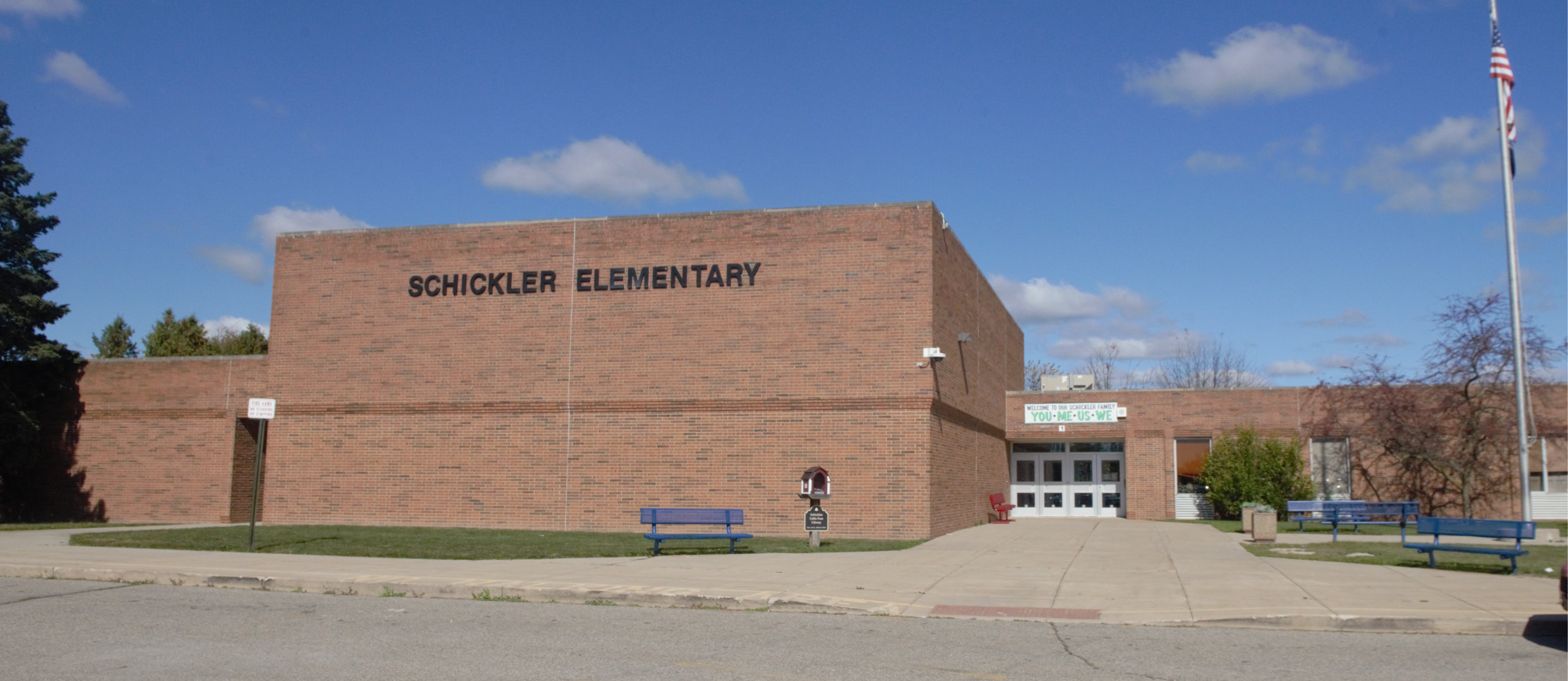 Schickler Elementary School in Lapeer, Michigan