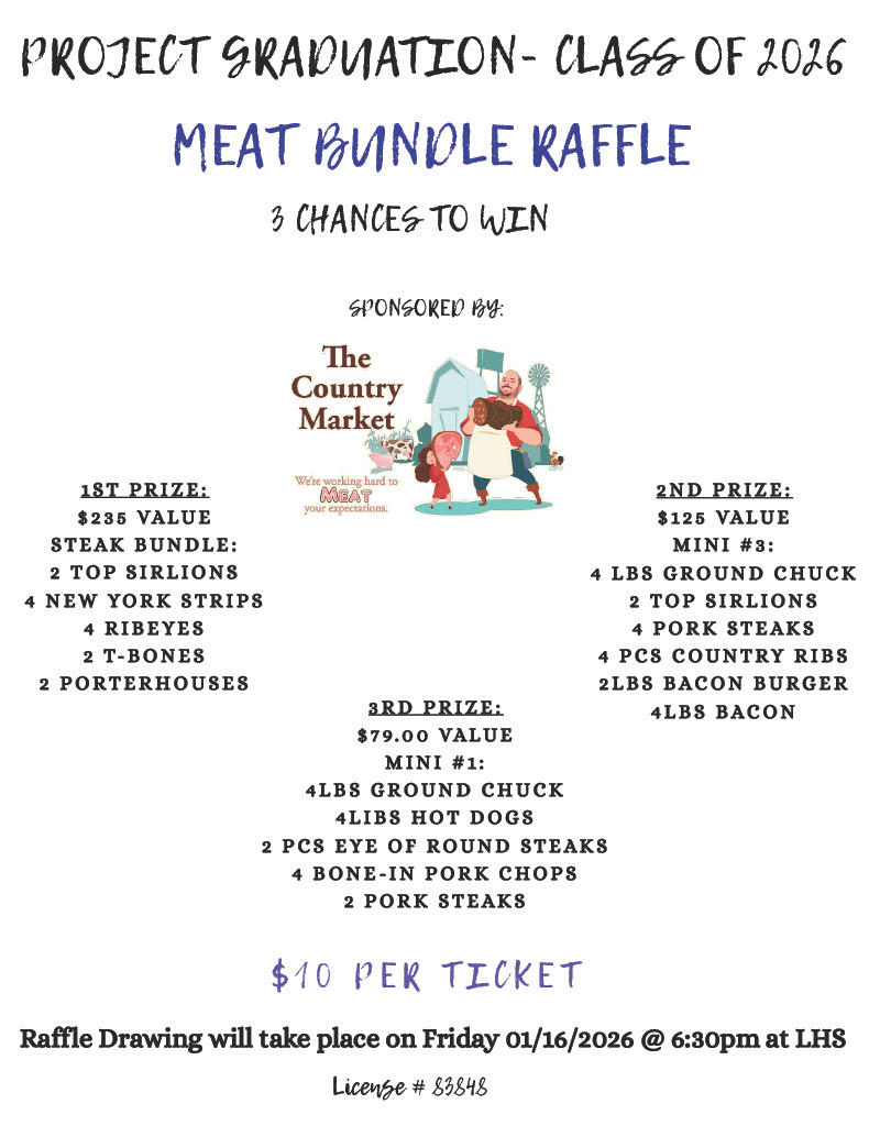 Project Graduation flyer