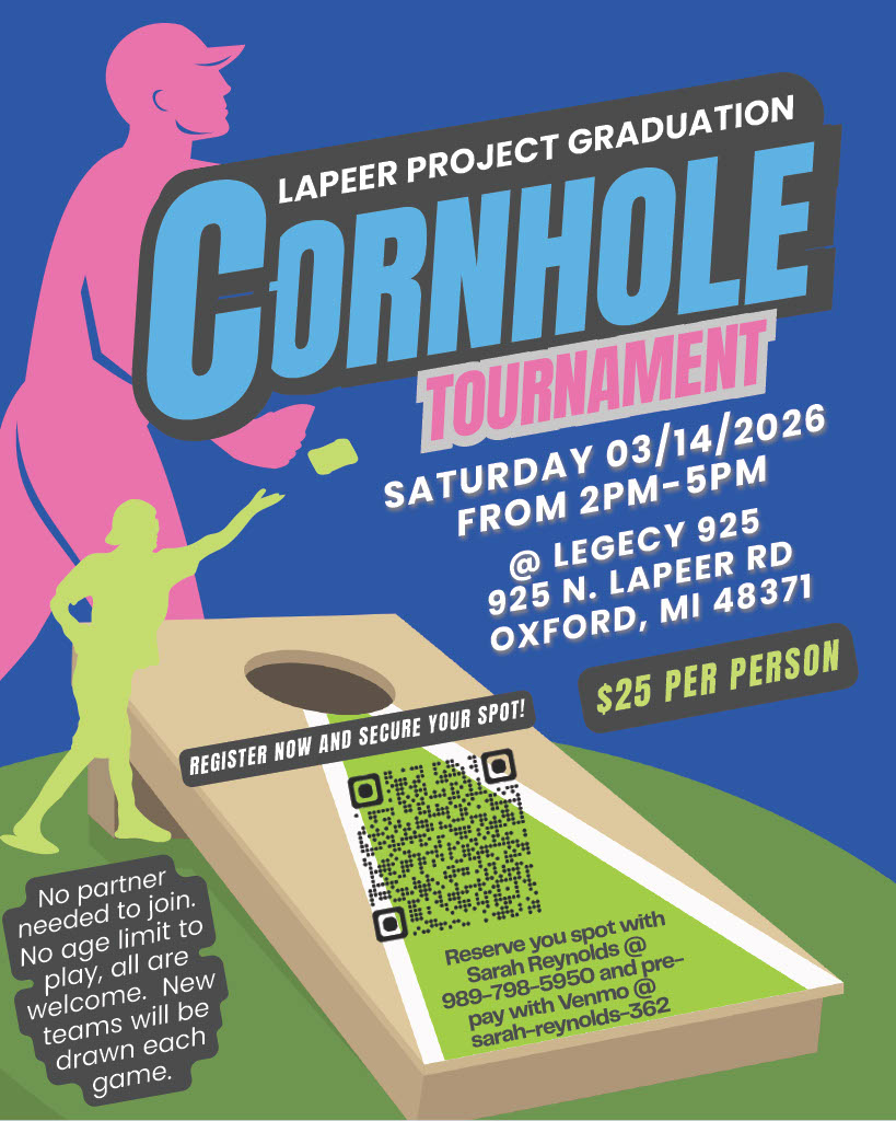 cornhole tournament for Project Graduation