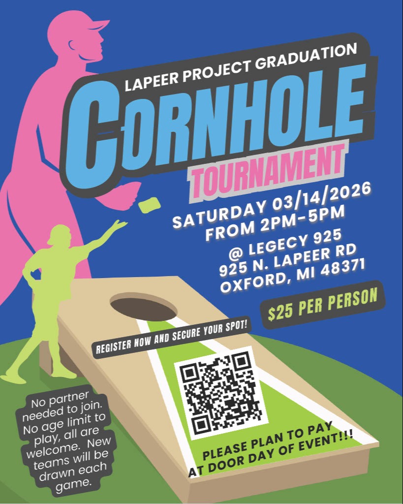 cornhole tournament for Project Graduation