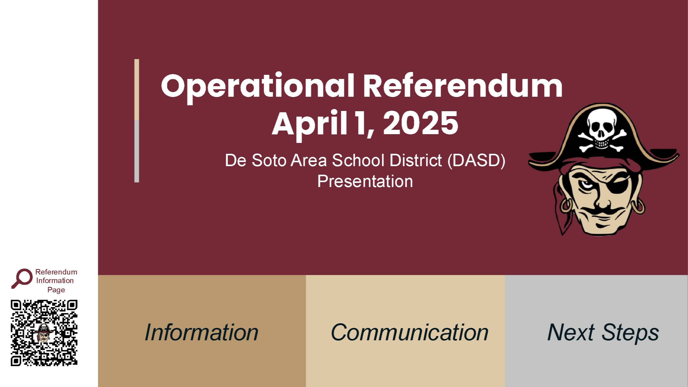 Click to view image to view the DASD Operational Referendum Presentation