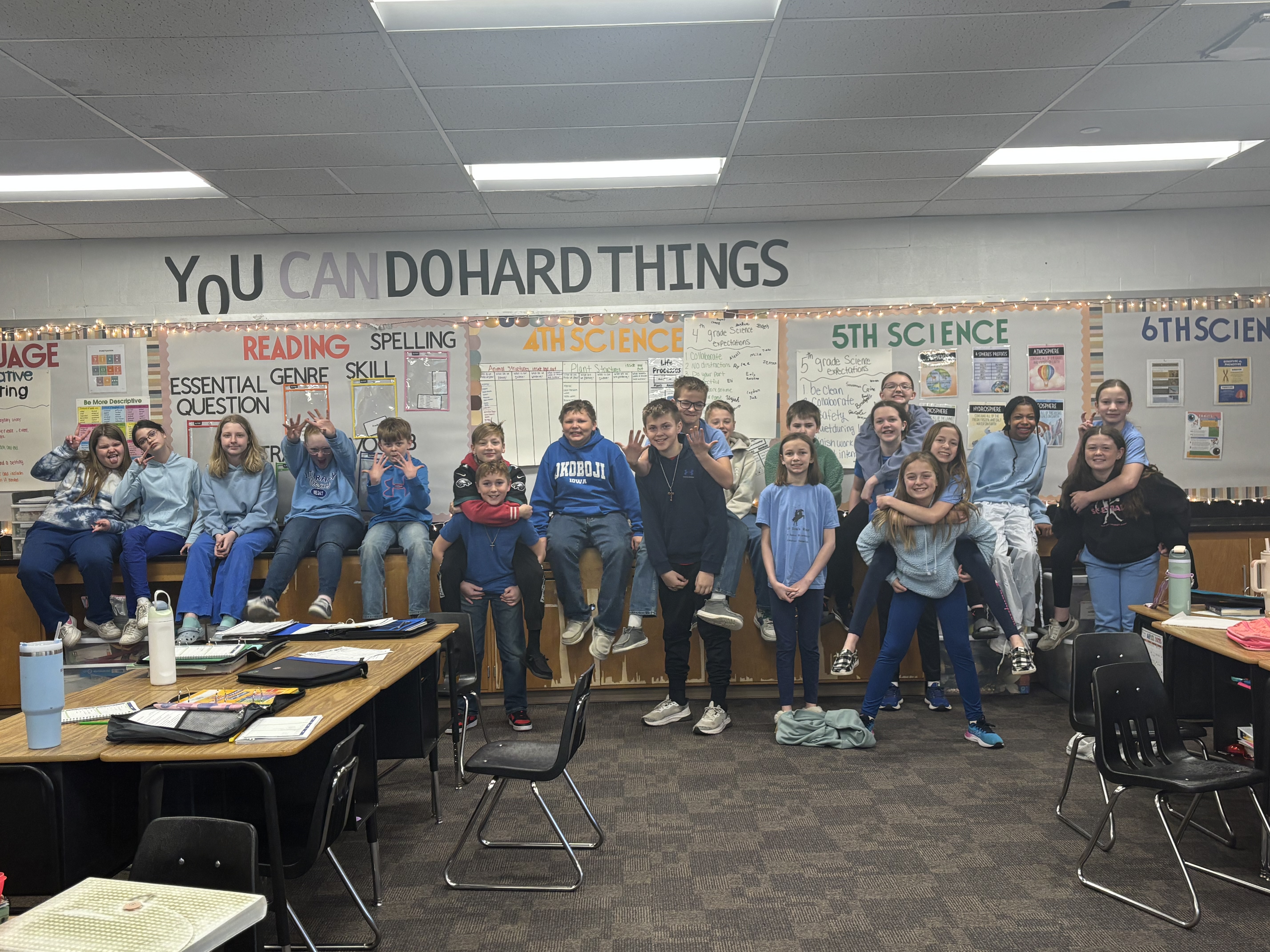 April Fools Prank- Everyone wearing Blue!