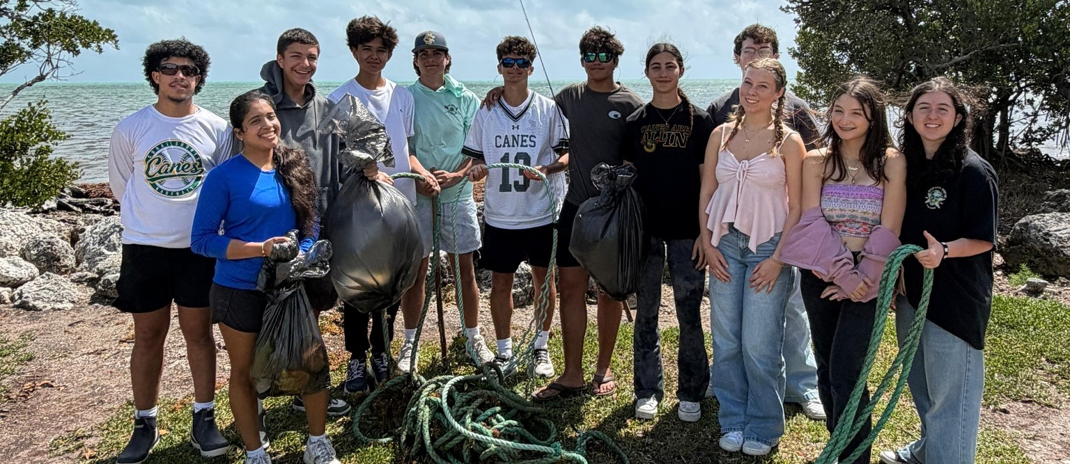 Students clean up Harry Harris Park