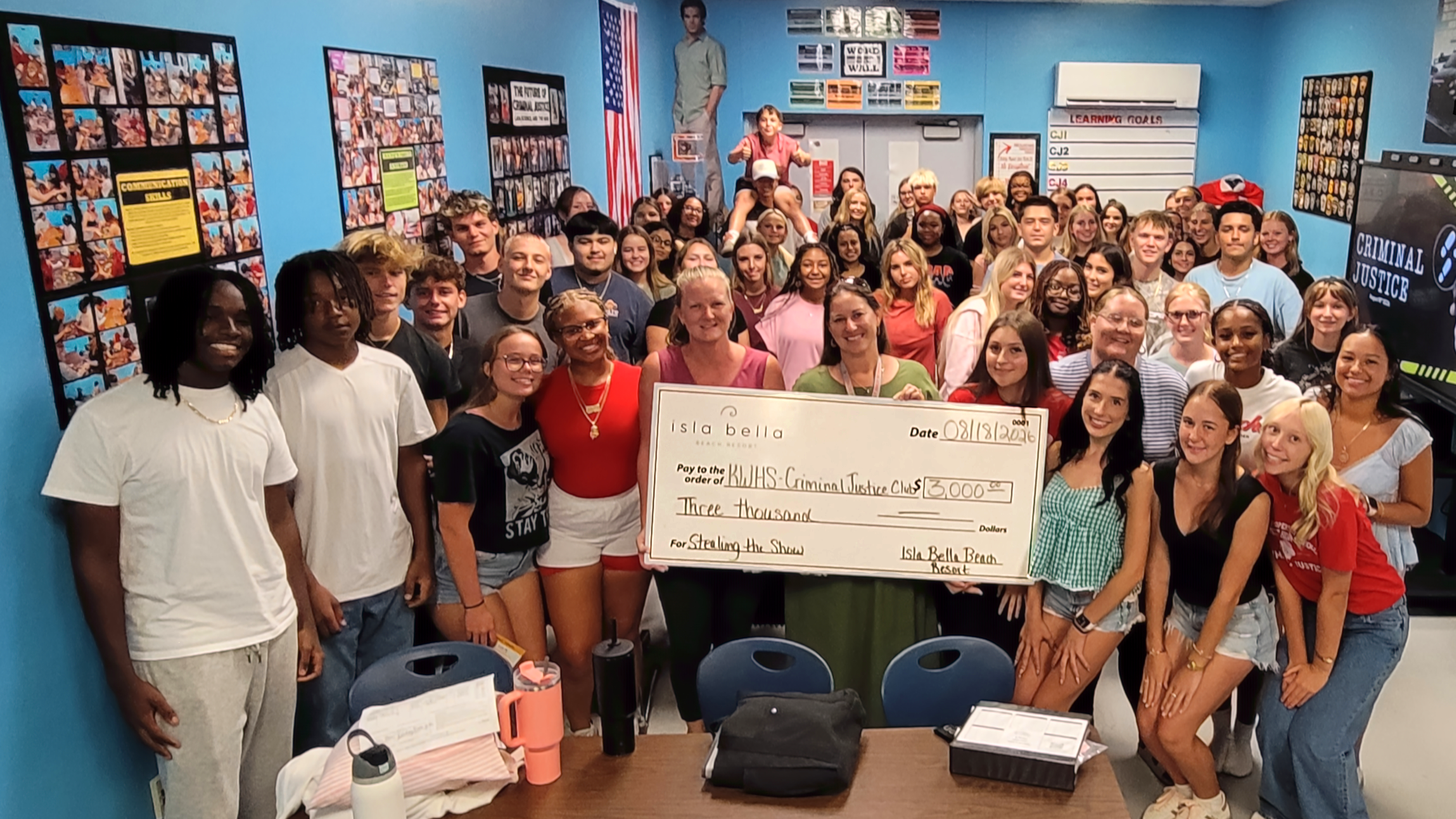 Criminal Justice Club Talen Show sponsorship