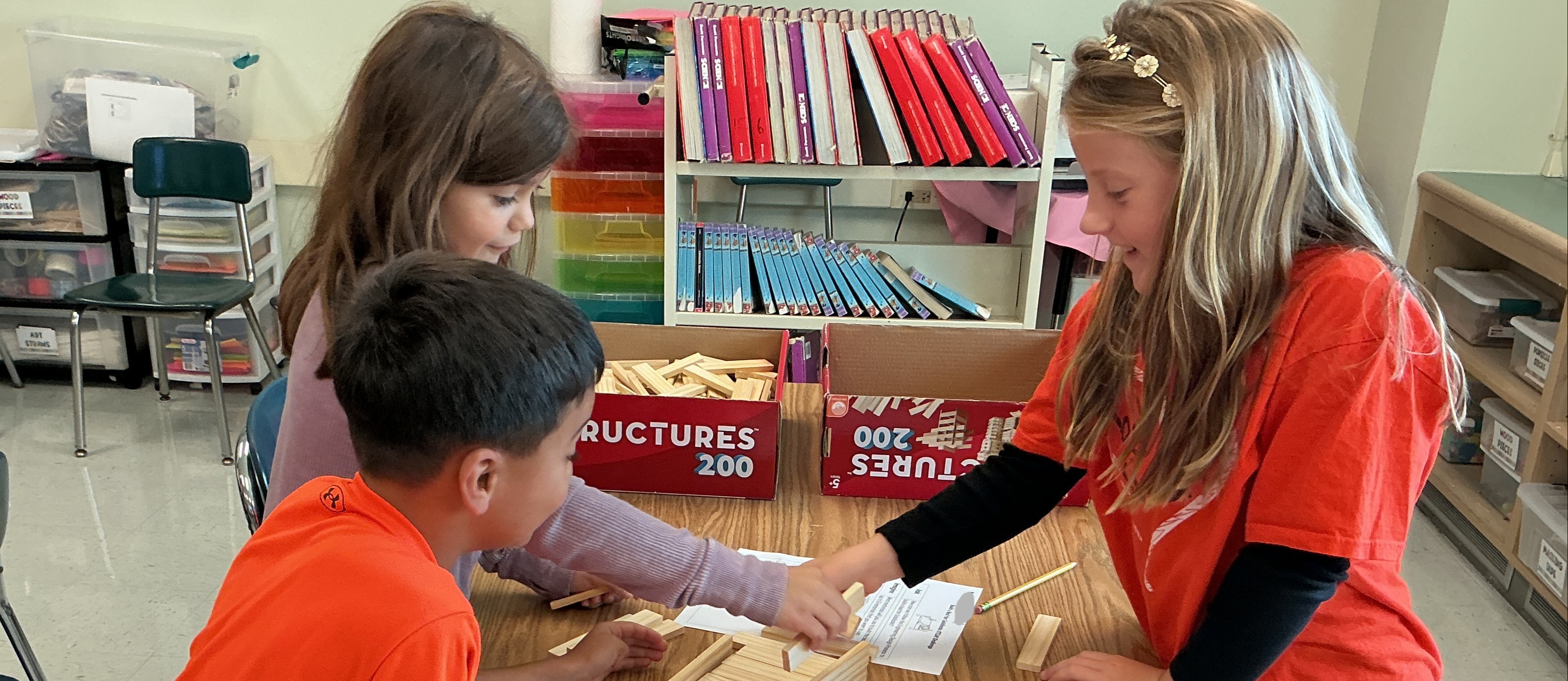 1st Grade Building in STEAM