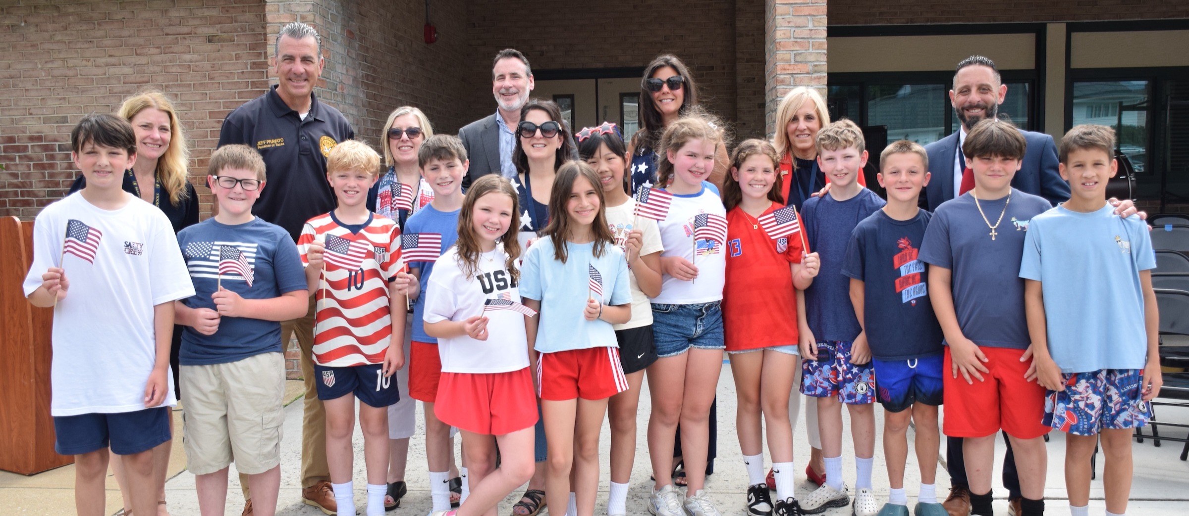 Students, staff and honored guests celebrated the history of the American Flag.