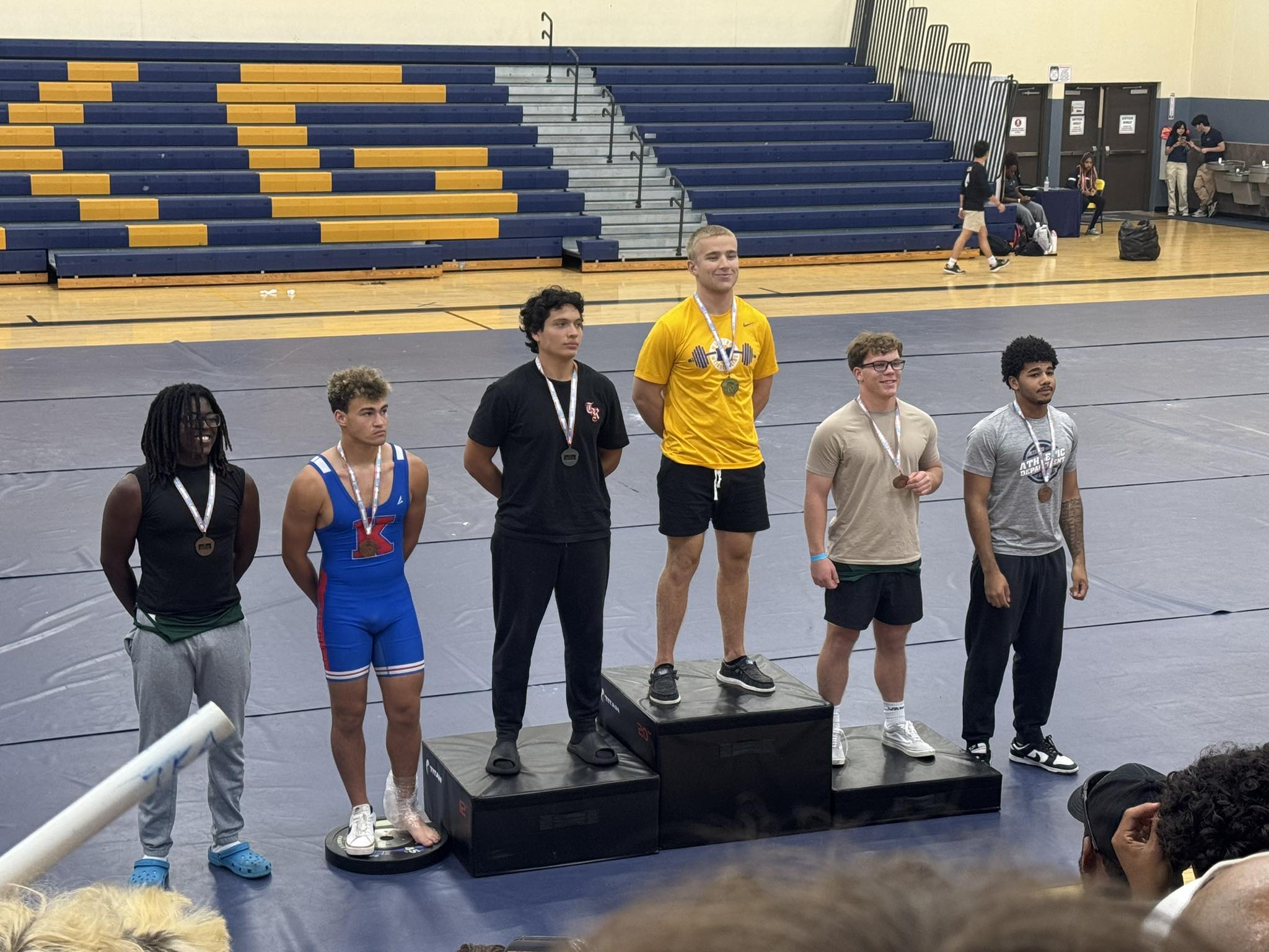 Winning weightlifters