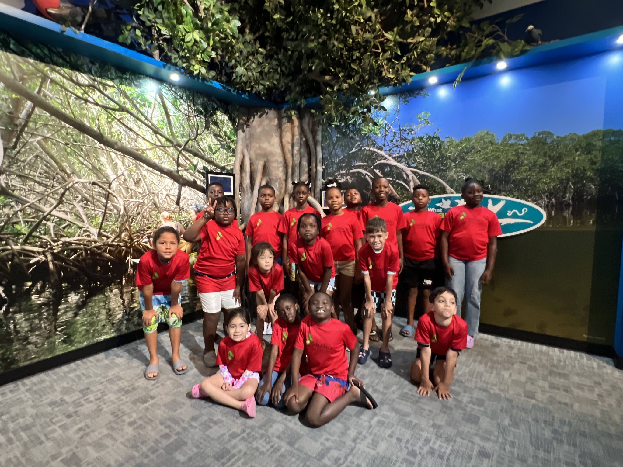 Second graders at Eco Discovery Center