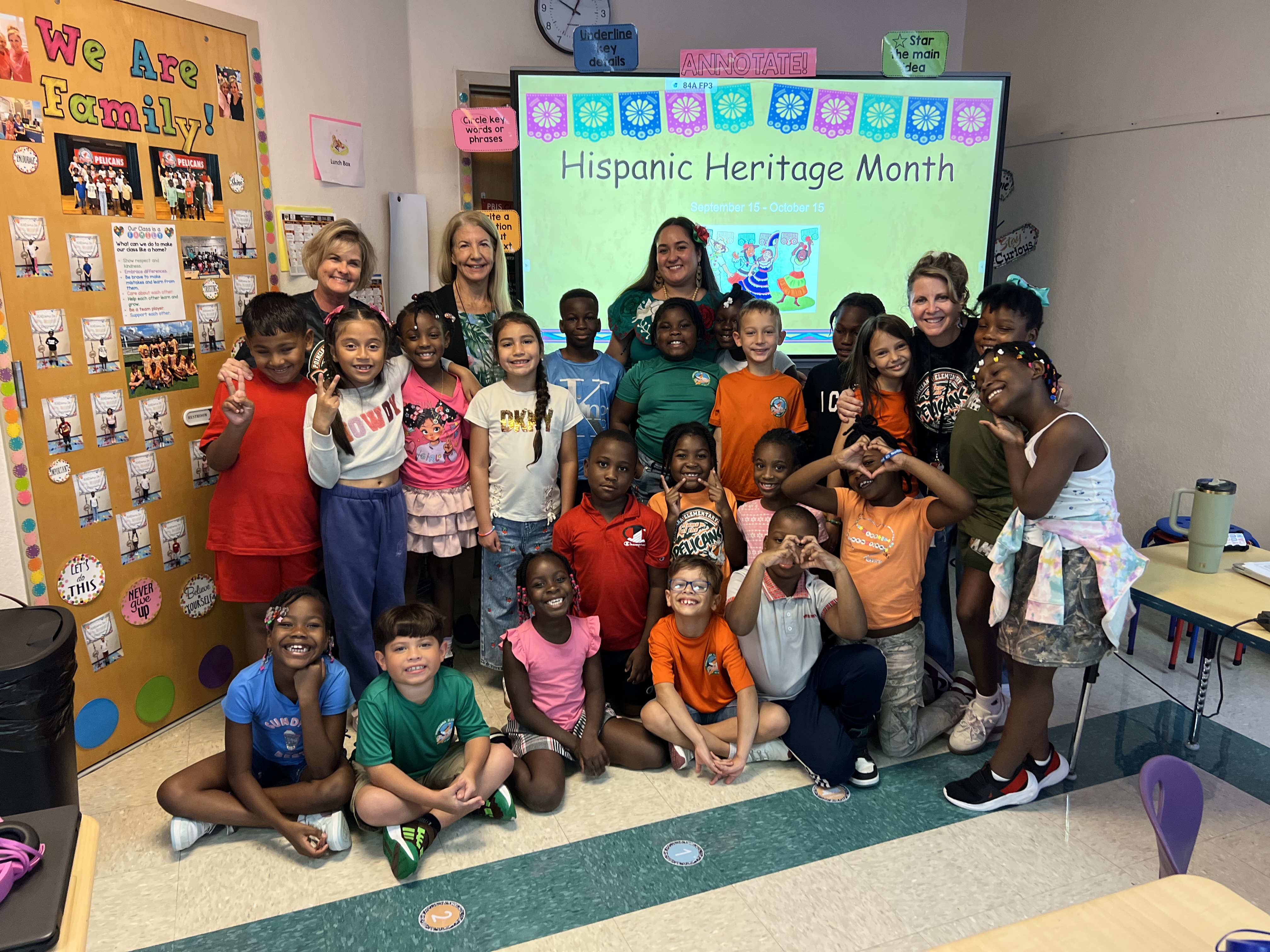 Second Grade Celebrates Hispanic Heritage Month
