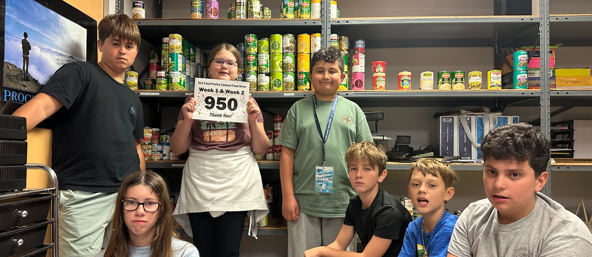 Food drive going well