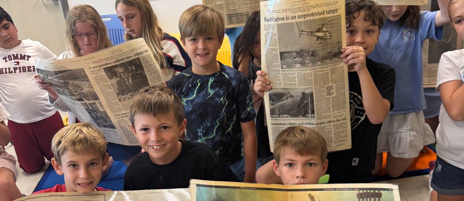 Reading about 9/11 on Patriots day
