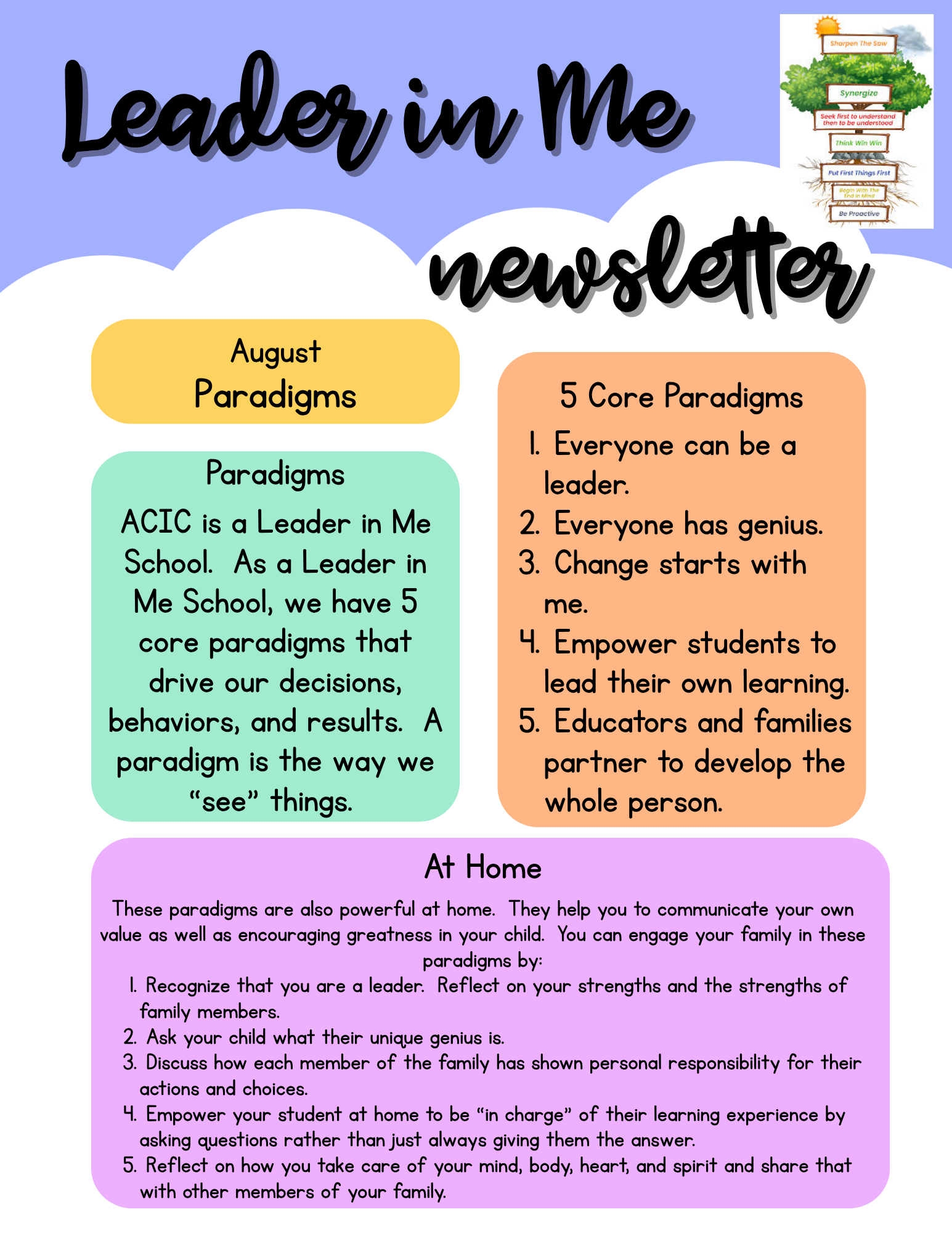 August Newsletter