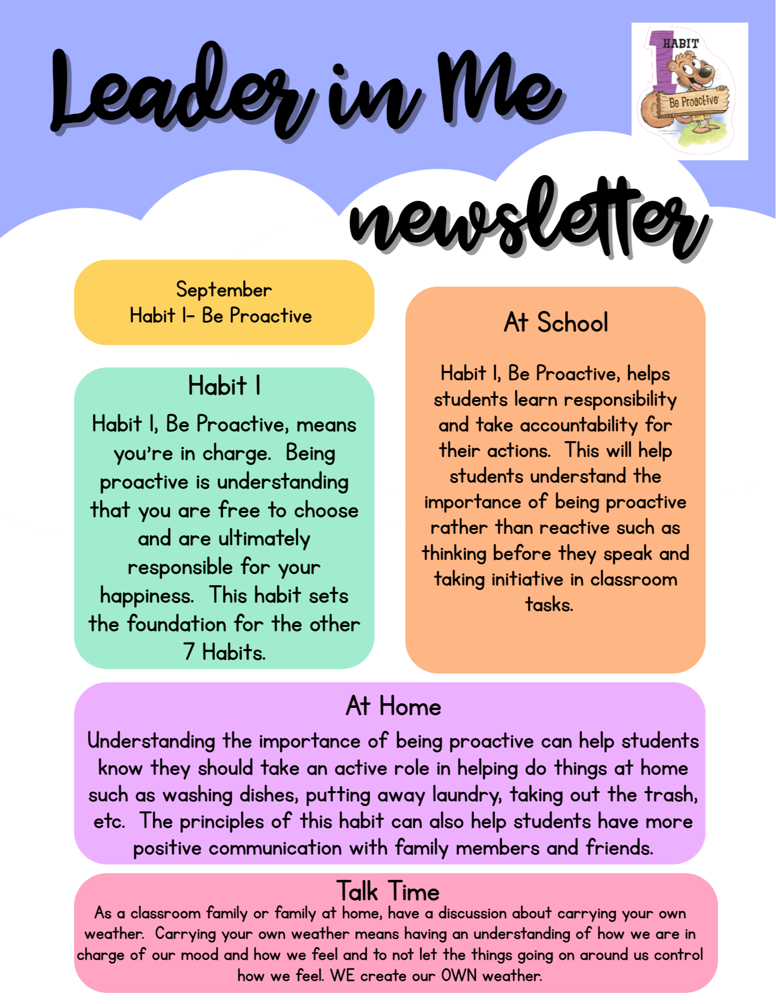 September Newsletter