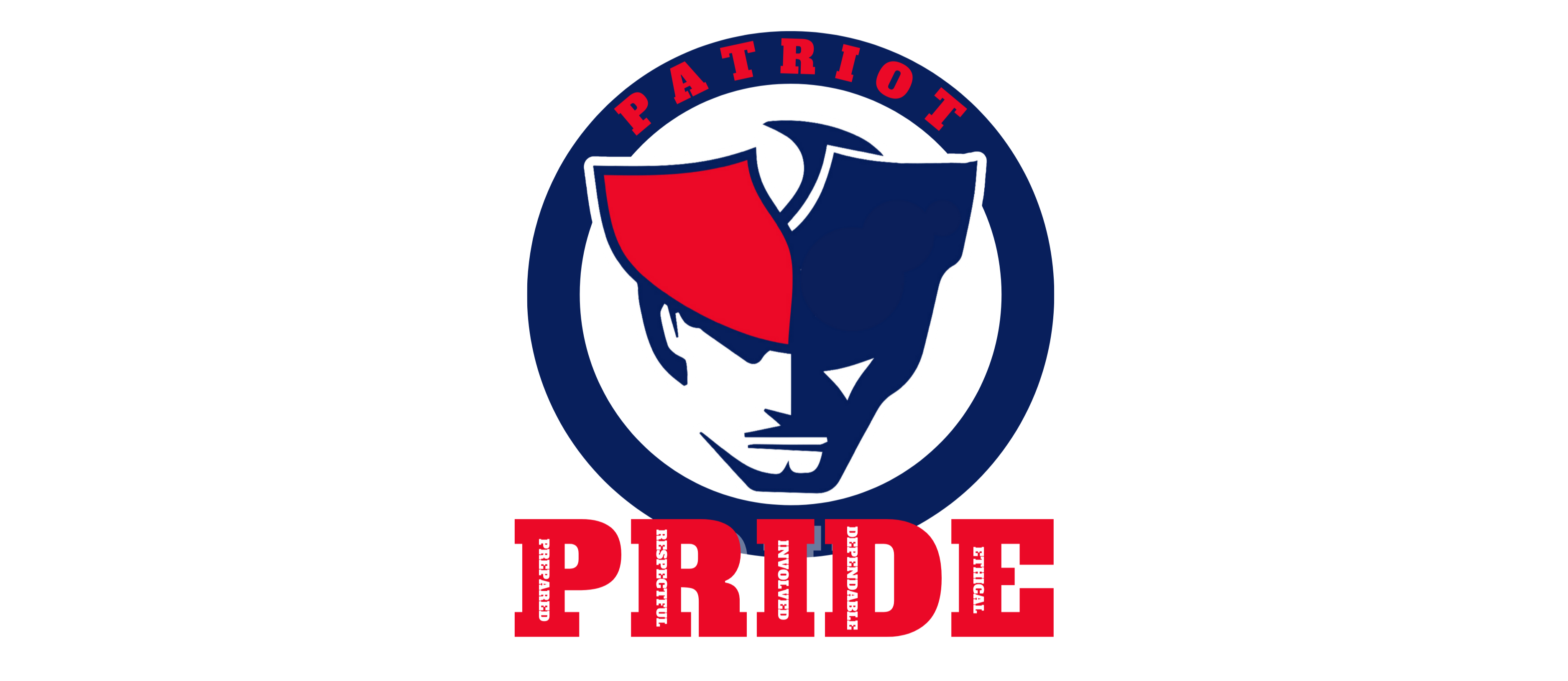 Patriot logo with Patriot Pride acronym. 