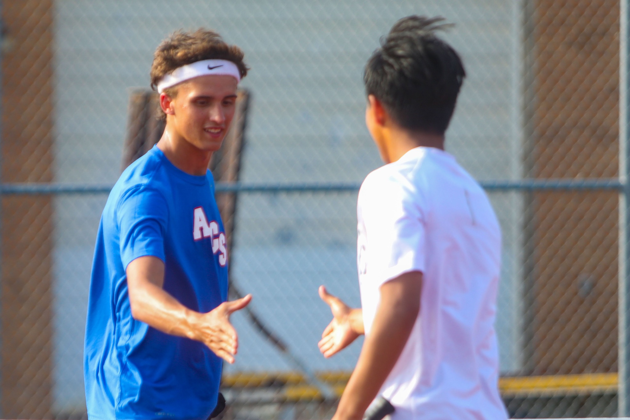 students playing sports