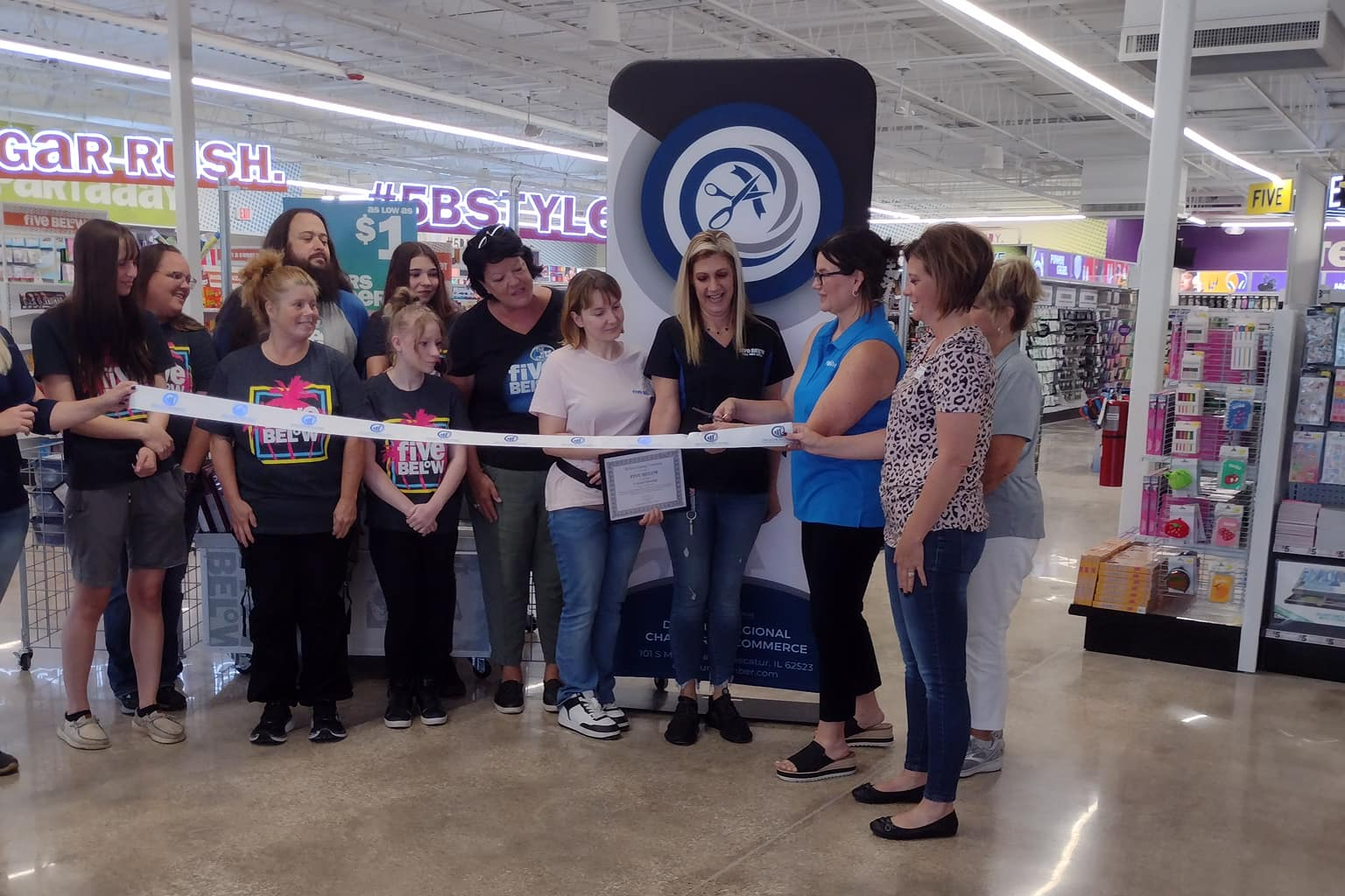 Ribbon cutting image