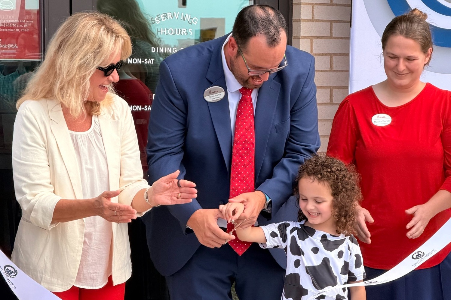 Ribbon cutting image