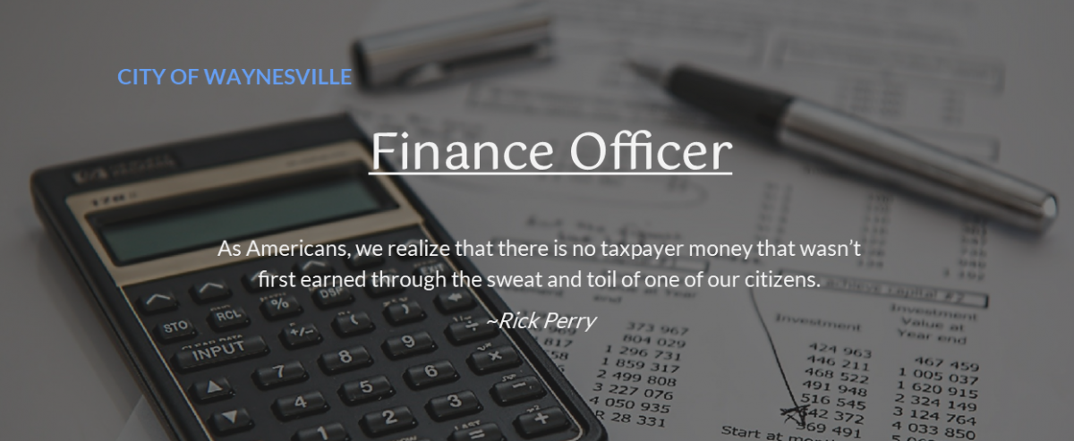 Finance Officer