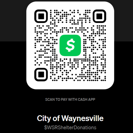 QR Code for CashApp $WSRShelterDonations