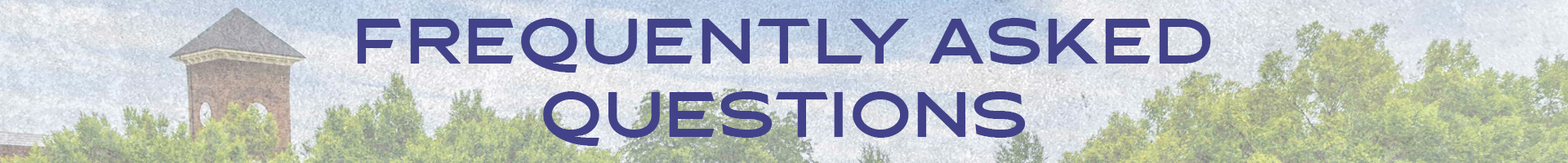 frequently asked questions banner