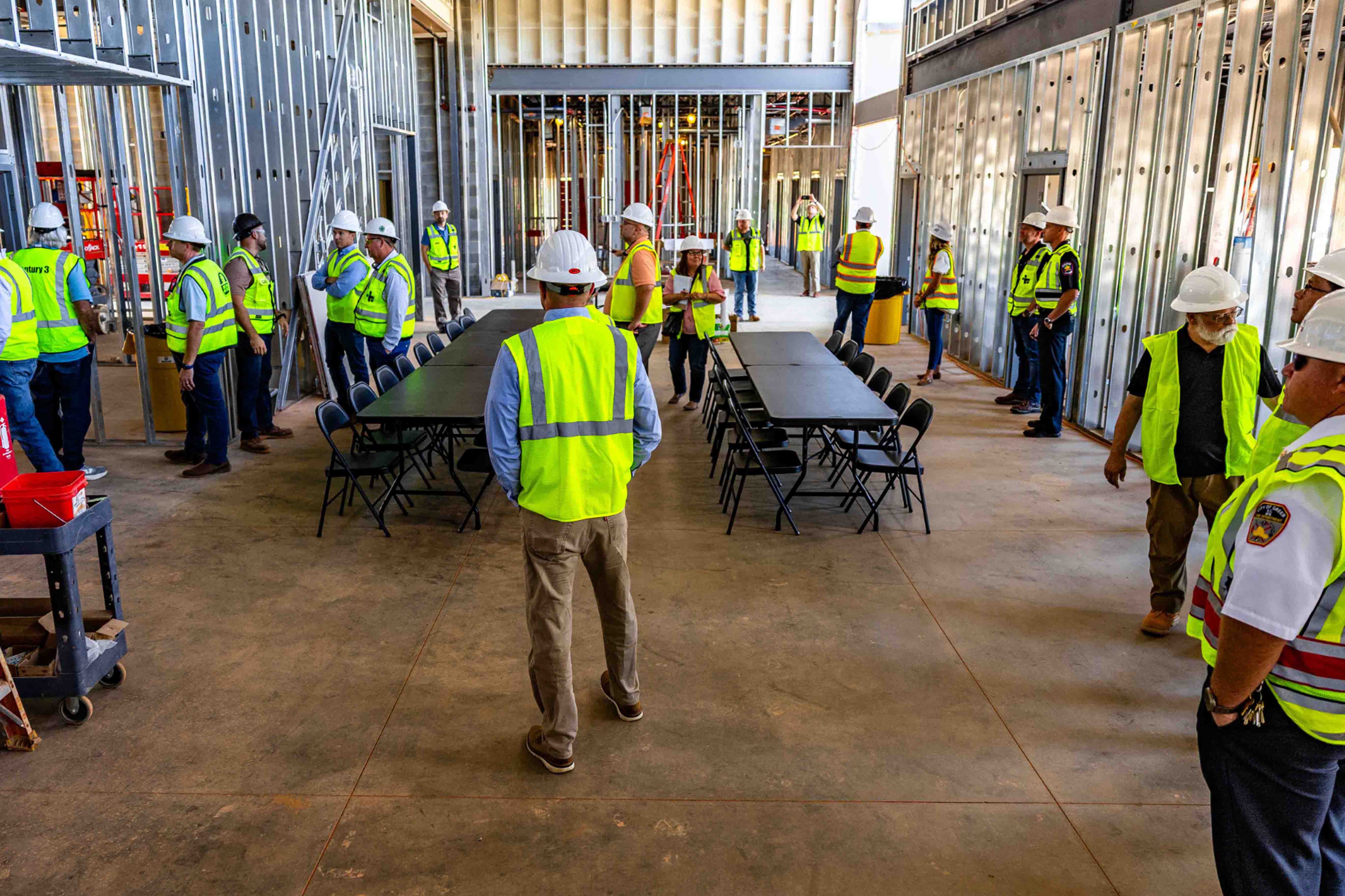 Greer City Council Tour the Public Safety Training Center