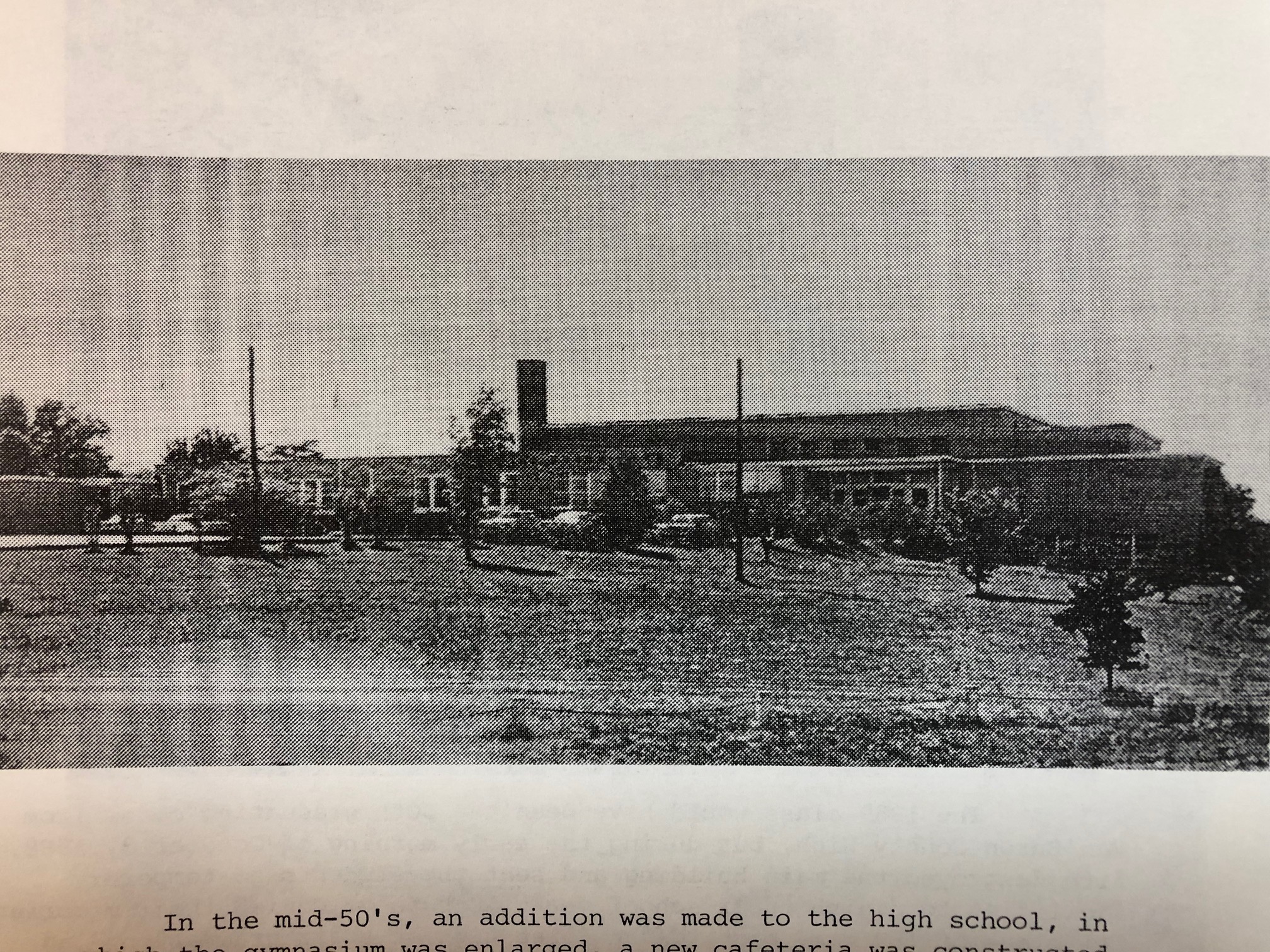 MID 50'S HIGH SCHOOL BUILDING ADDITION